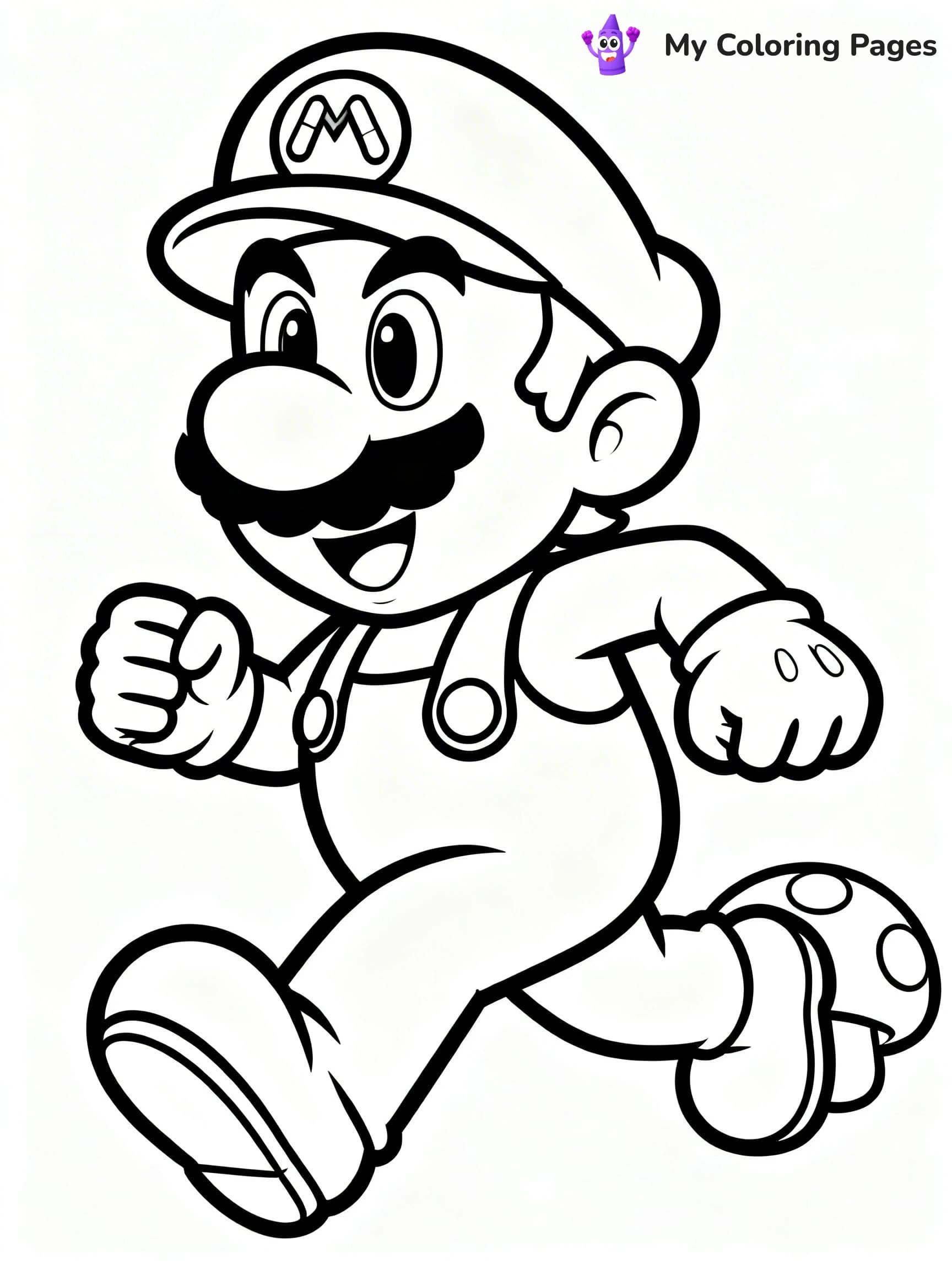 Paper Mario Coloring Pages - 7