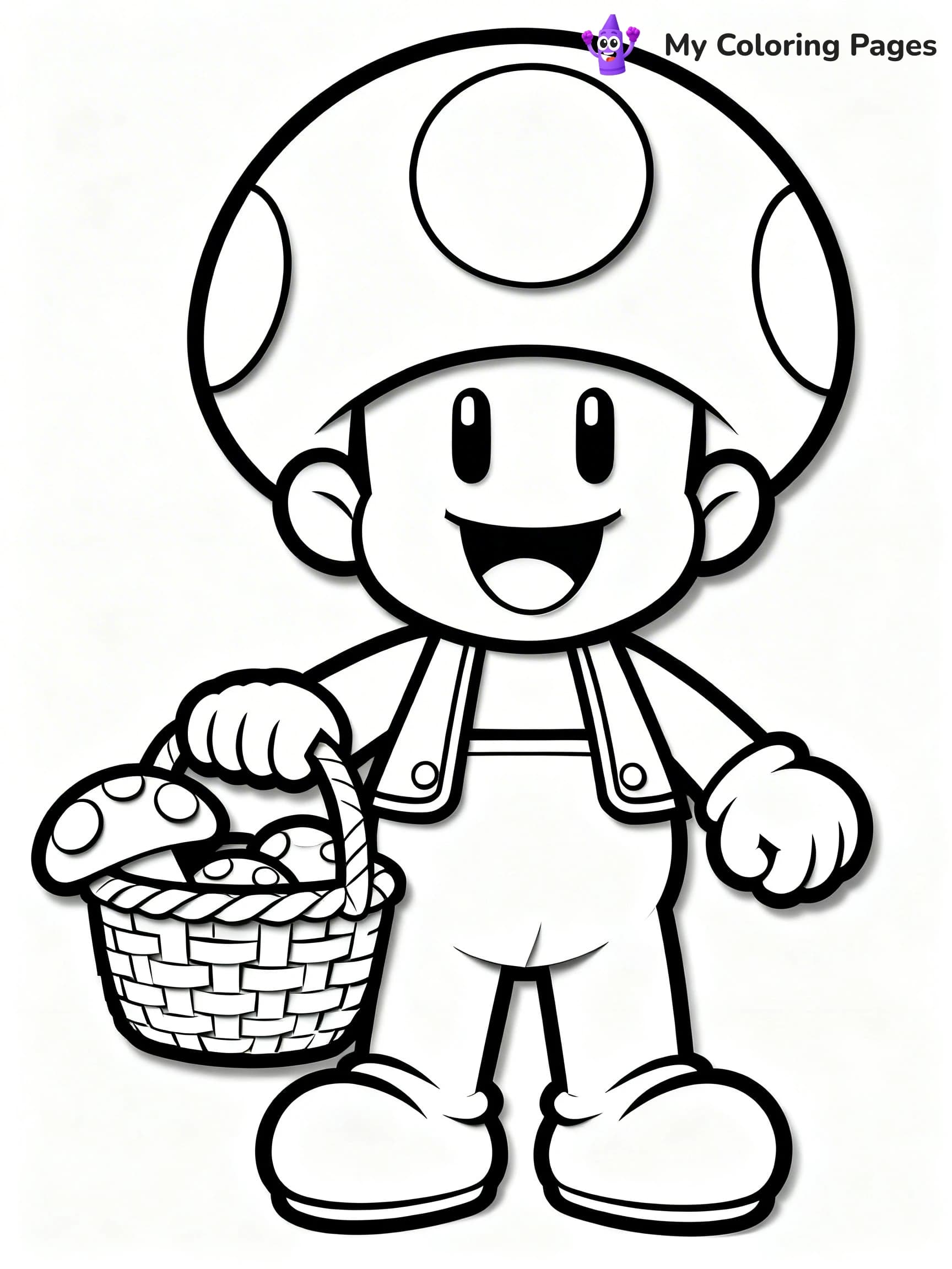 Paper Mario Coloring Pages - 2
