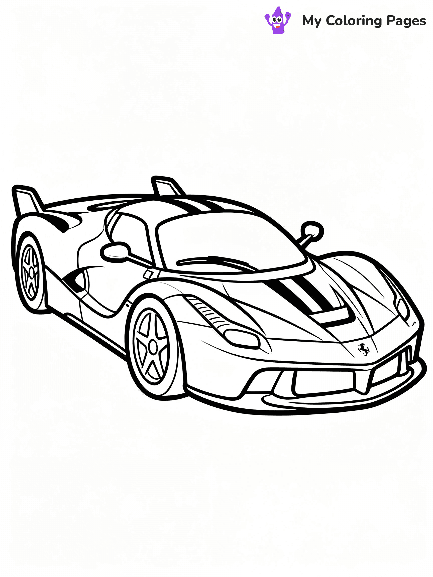 Ferrari Coloring Pages - 12