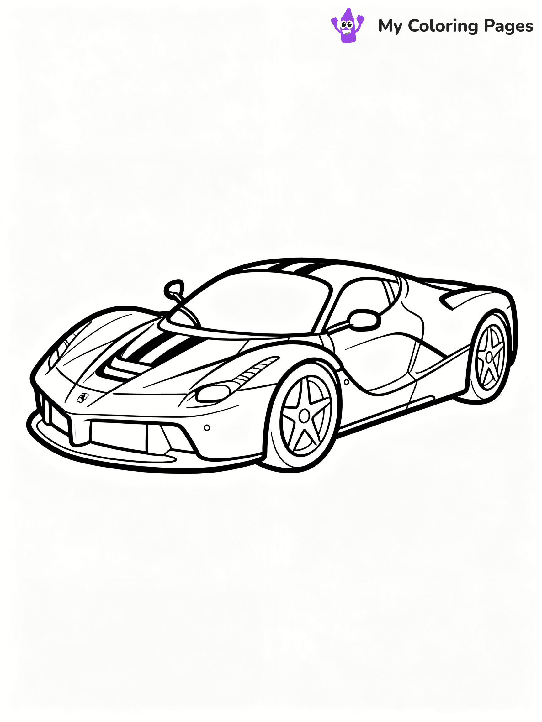 Ferrari Coloring Pages - 11