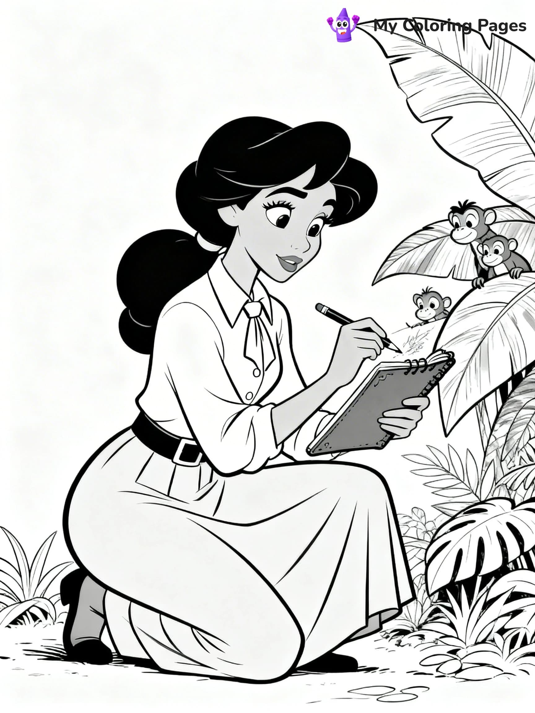 Tarzan Coloring Pages - 19