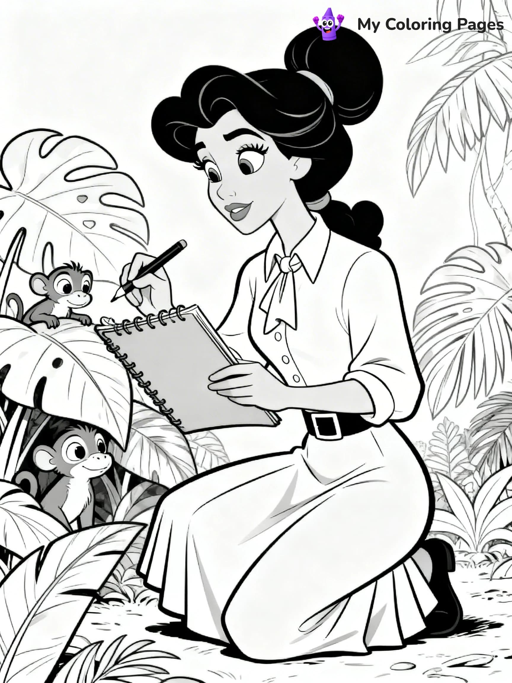 Tarzan Coloring Pages - 18