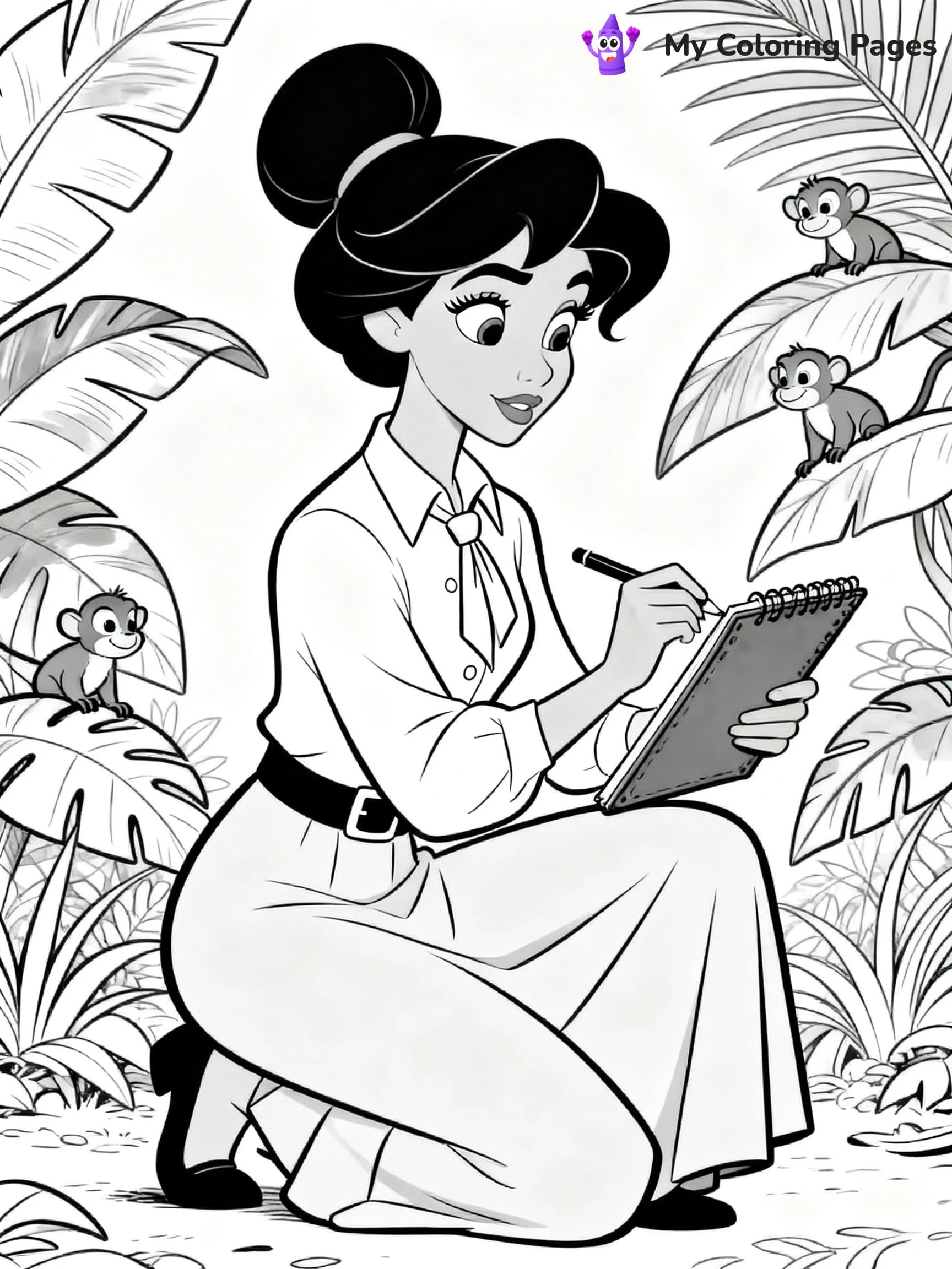 Tarzan Coloring Pages - 17