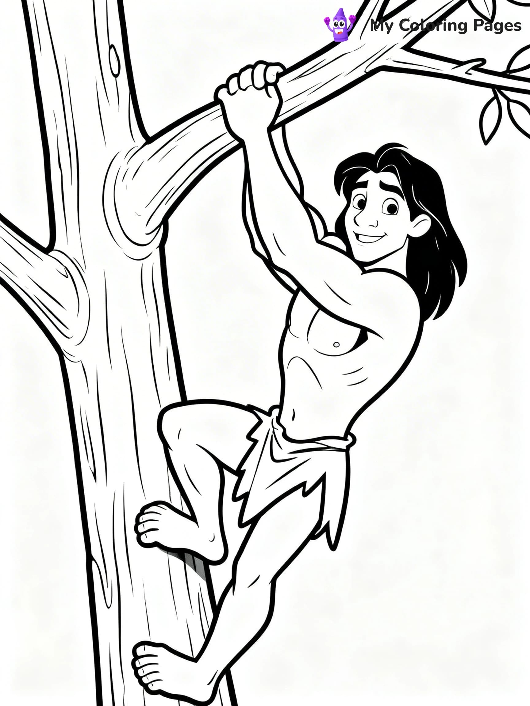 Tarzan Coloring Pages - 12