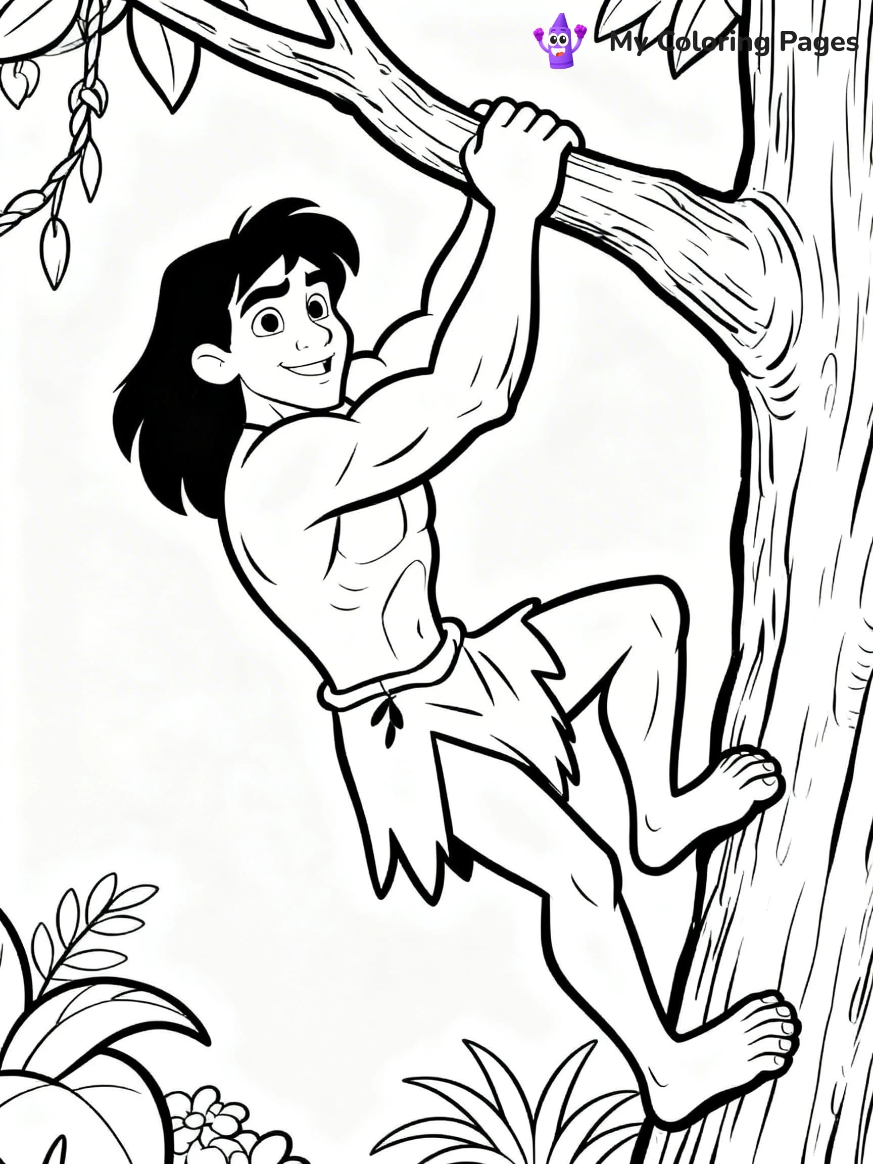 Tarzan Coloring Pages - 4