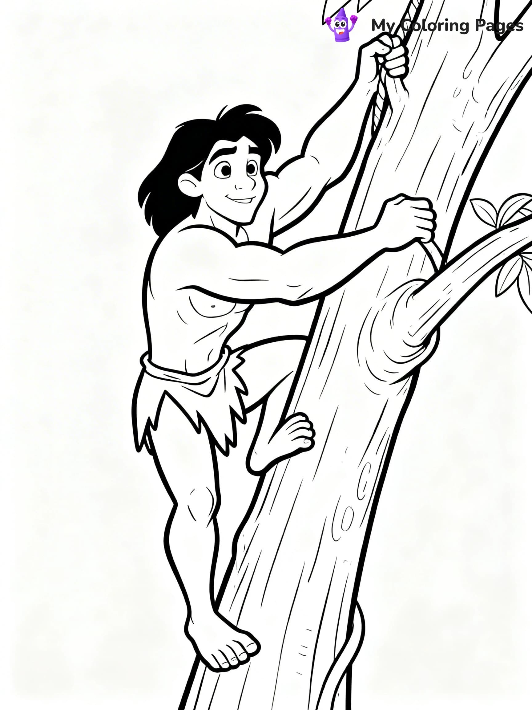 Tarzan Coloring Pages - 1