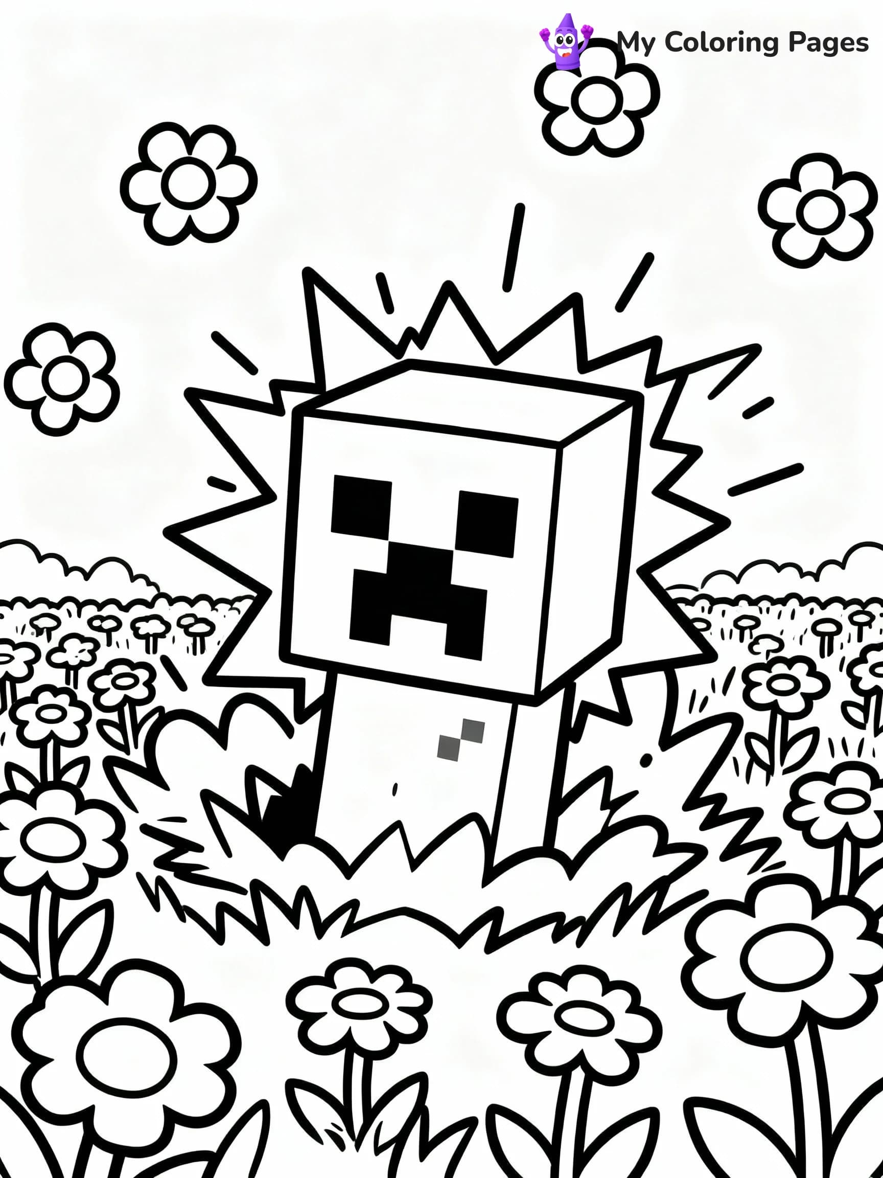 Minecraft Coloring Pages - 19