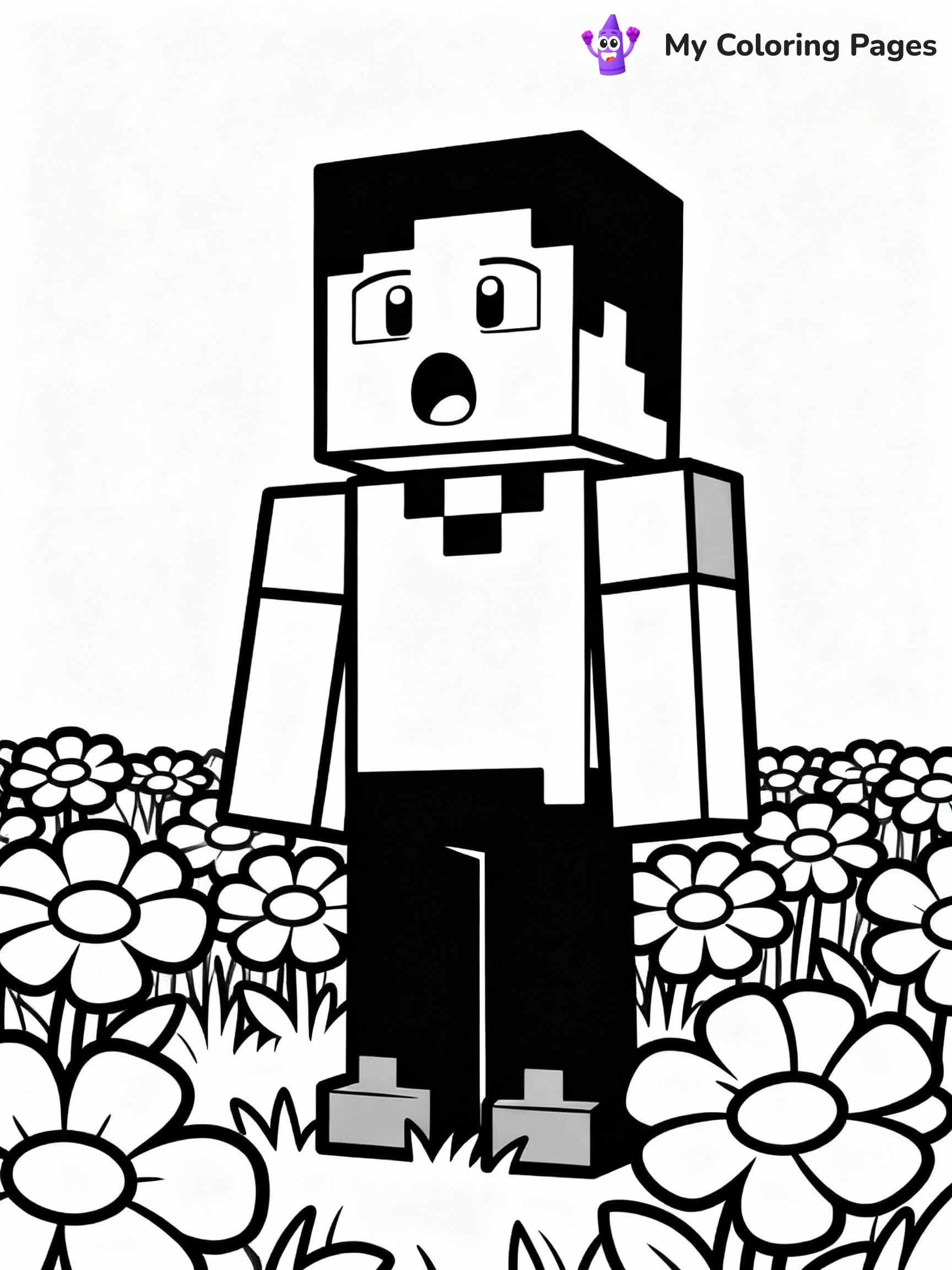 Minecraft Coloring Pages - 17