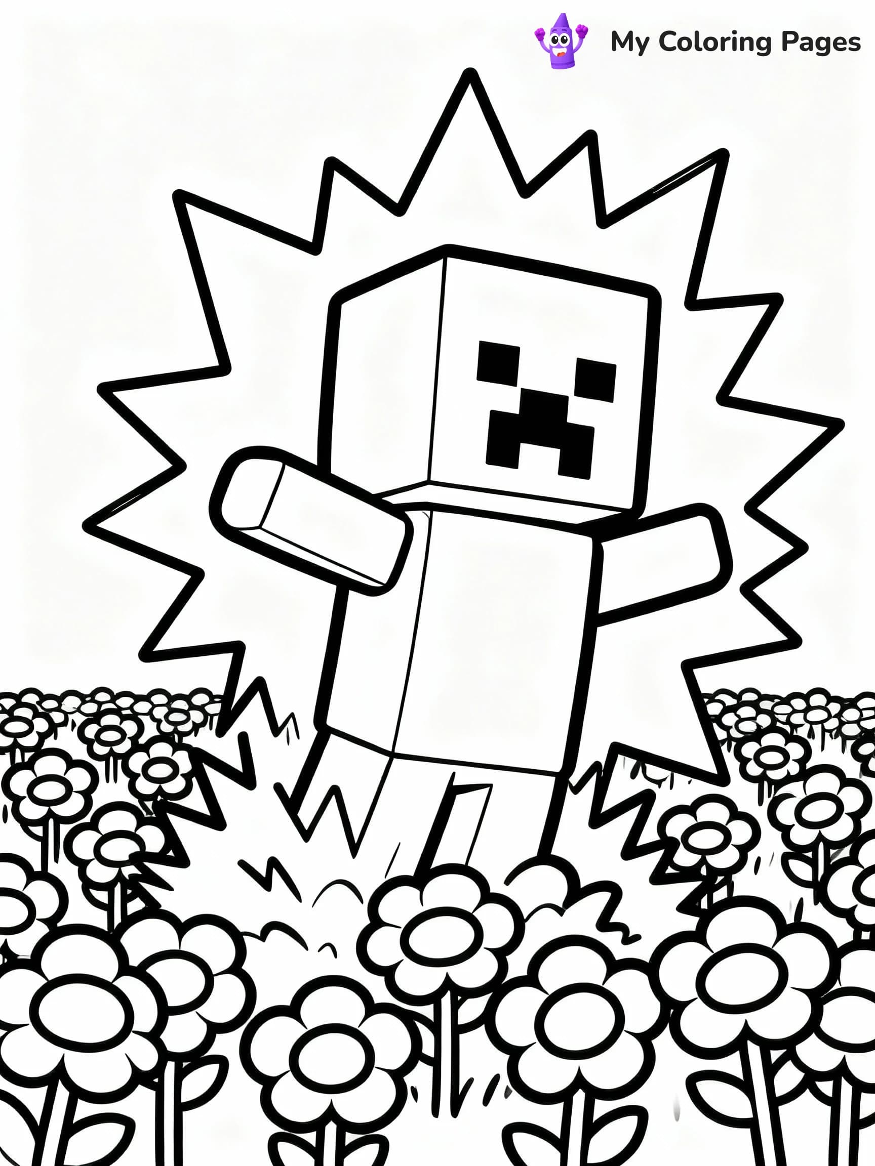 Minecraft Coloring Pages - 16