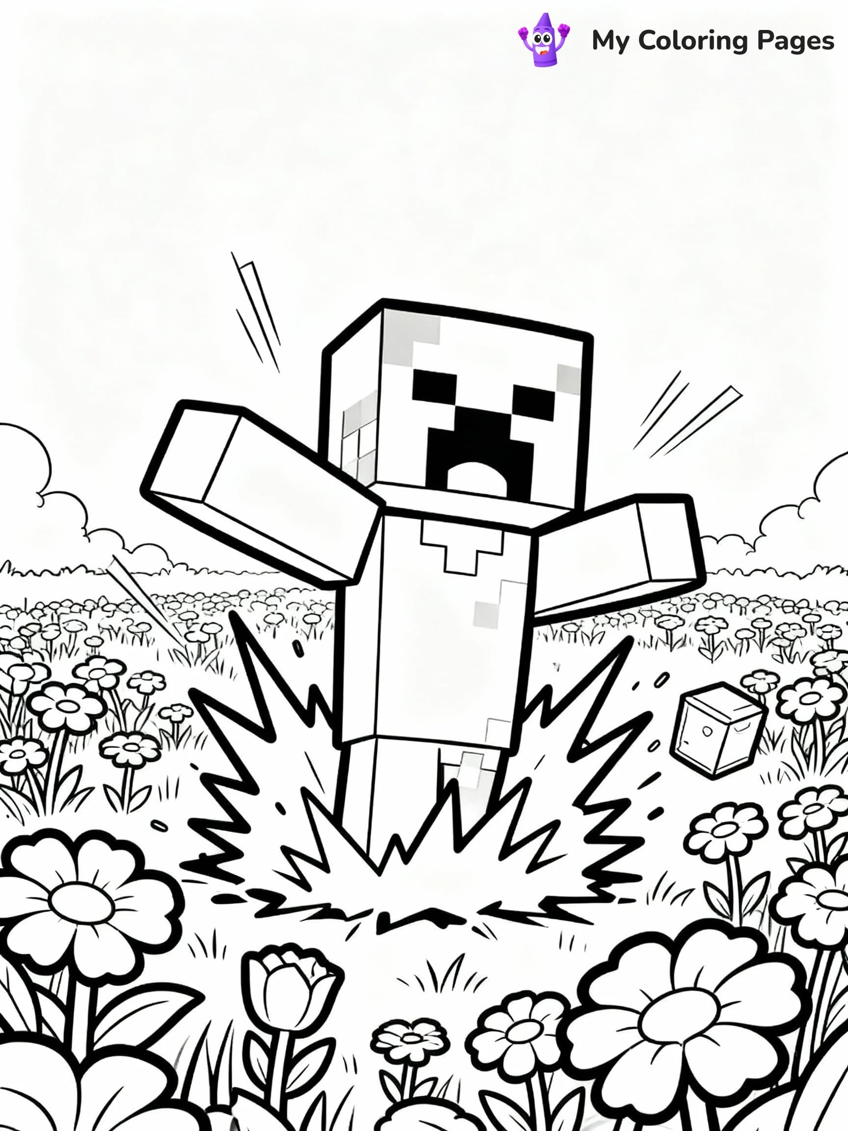Minecraft Coloring Pages - 15