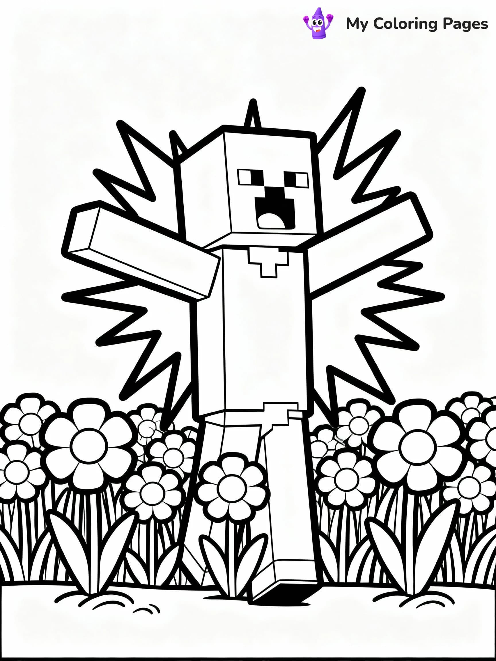 Minecraft Coloring Pages - 14
