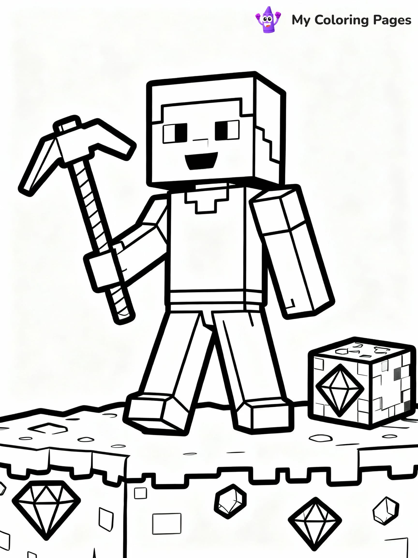 Minecraft Coloring Pages - 11