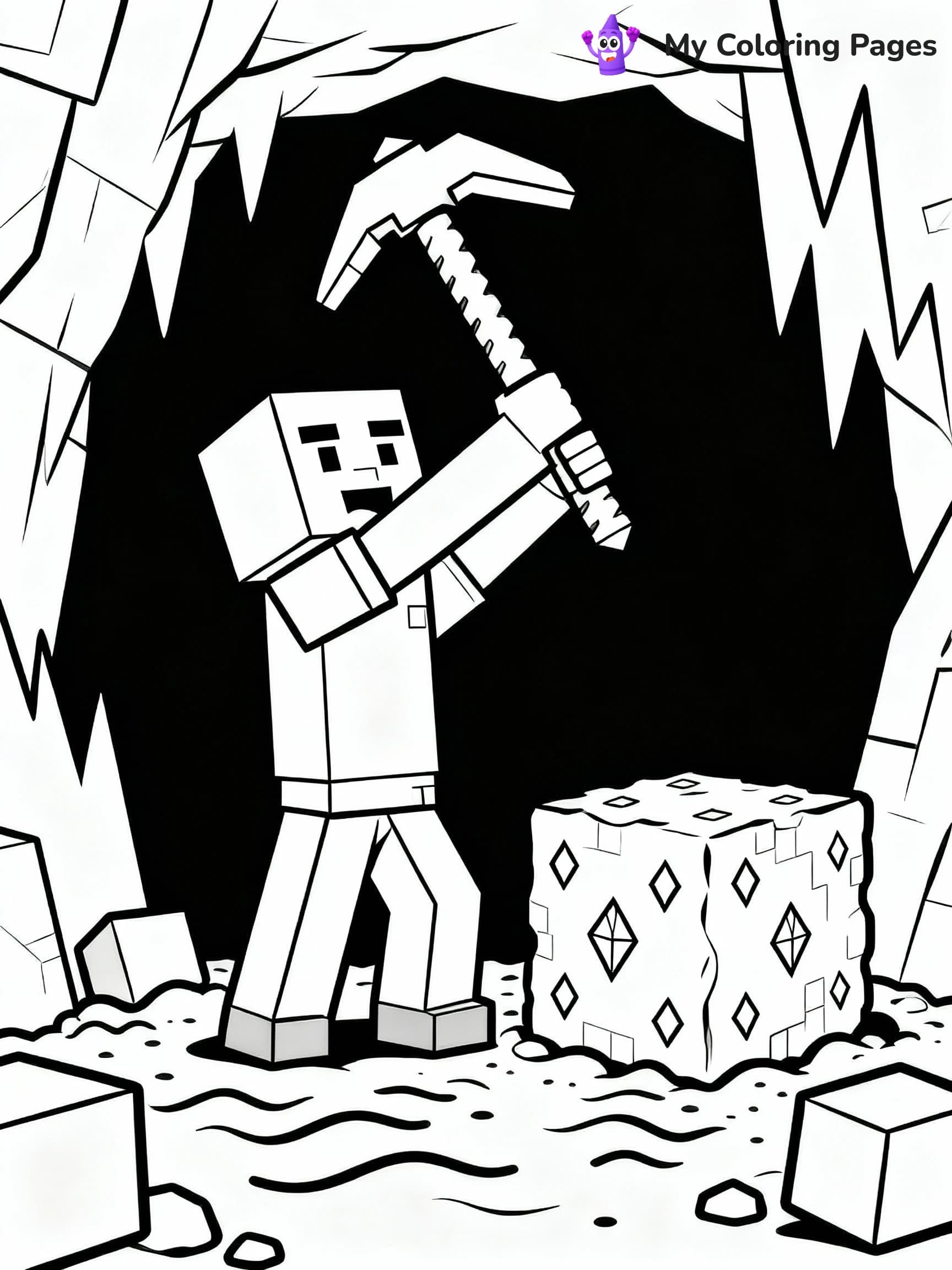 Minecraft Coloring Pages - 9