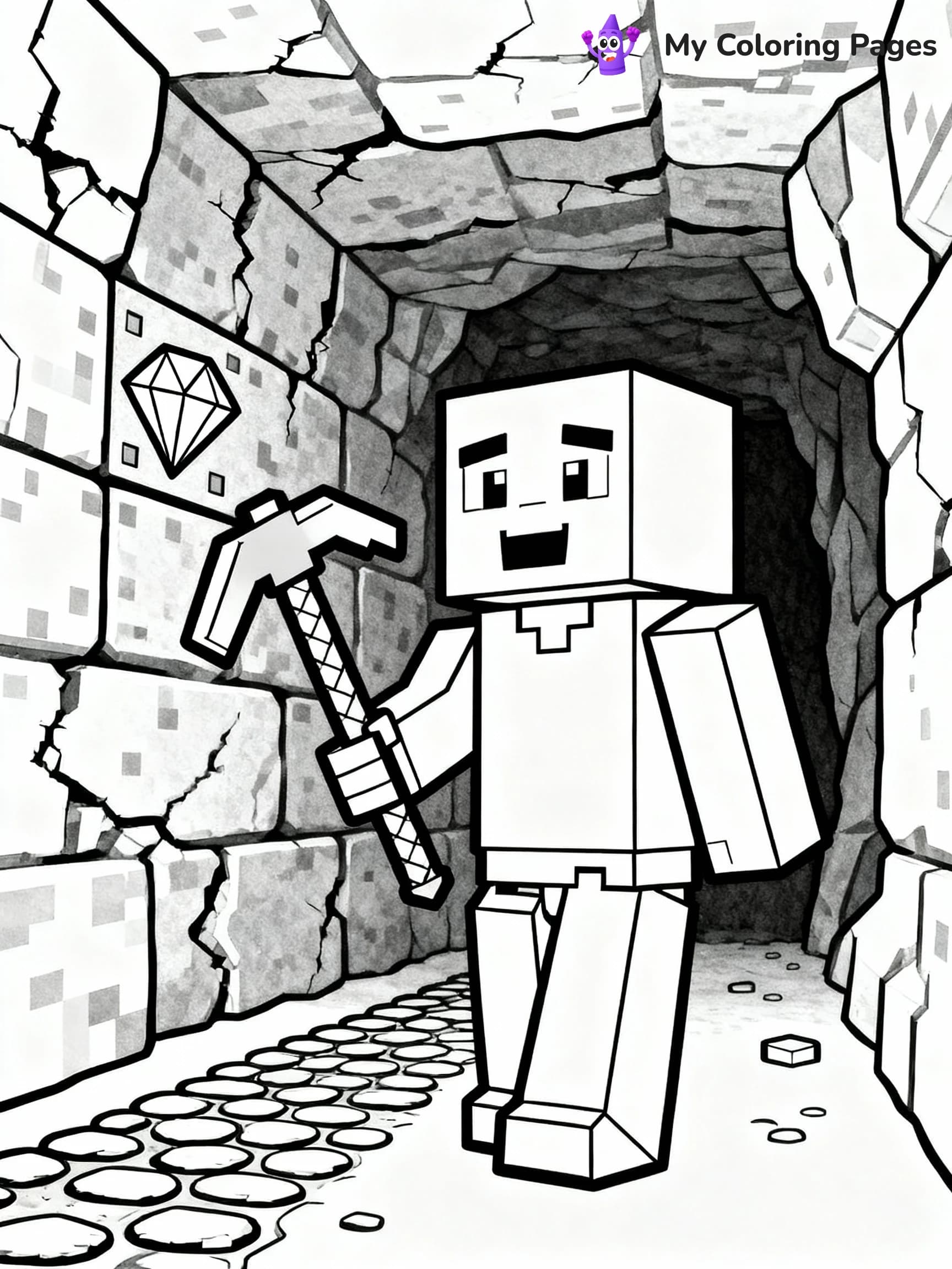Minecraft Coloring Pages - 8
