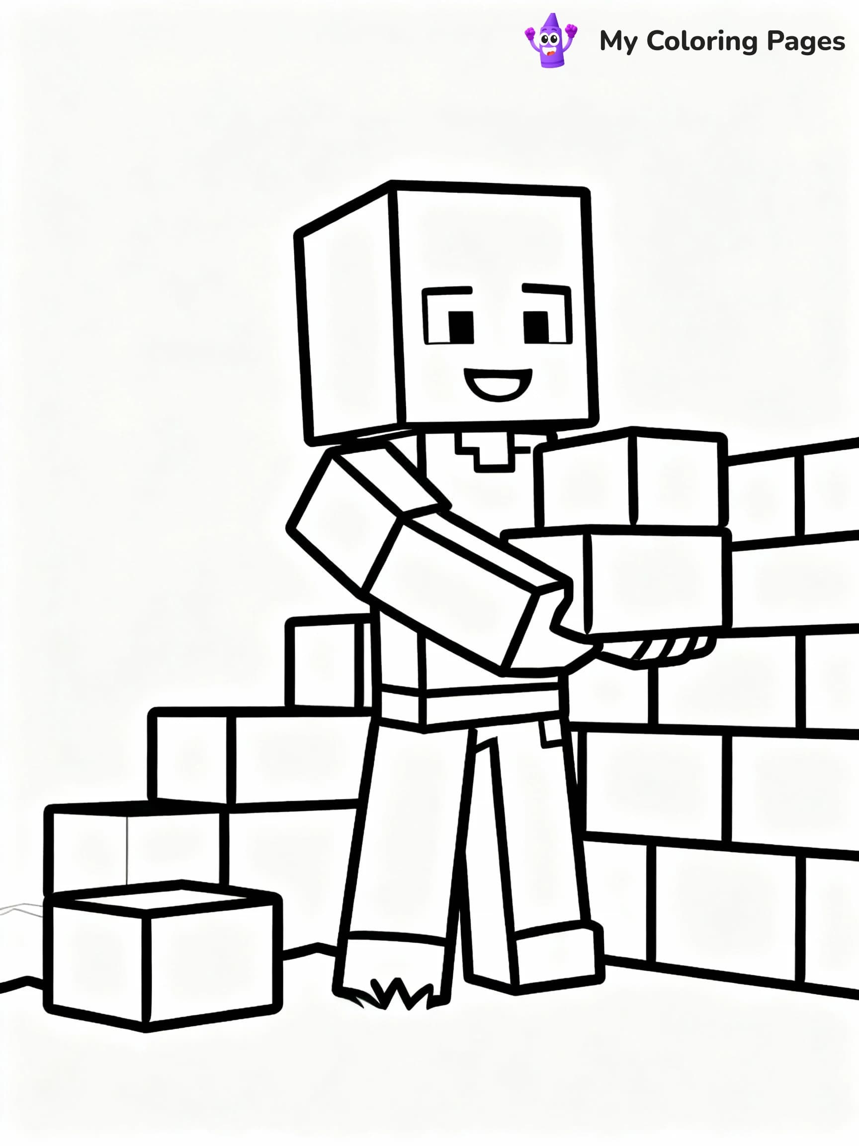 Minecraft Coloring Pages - 7