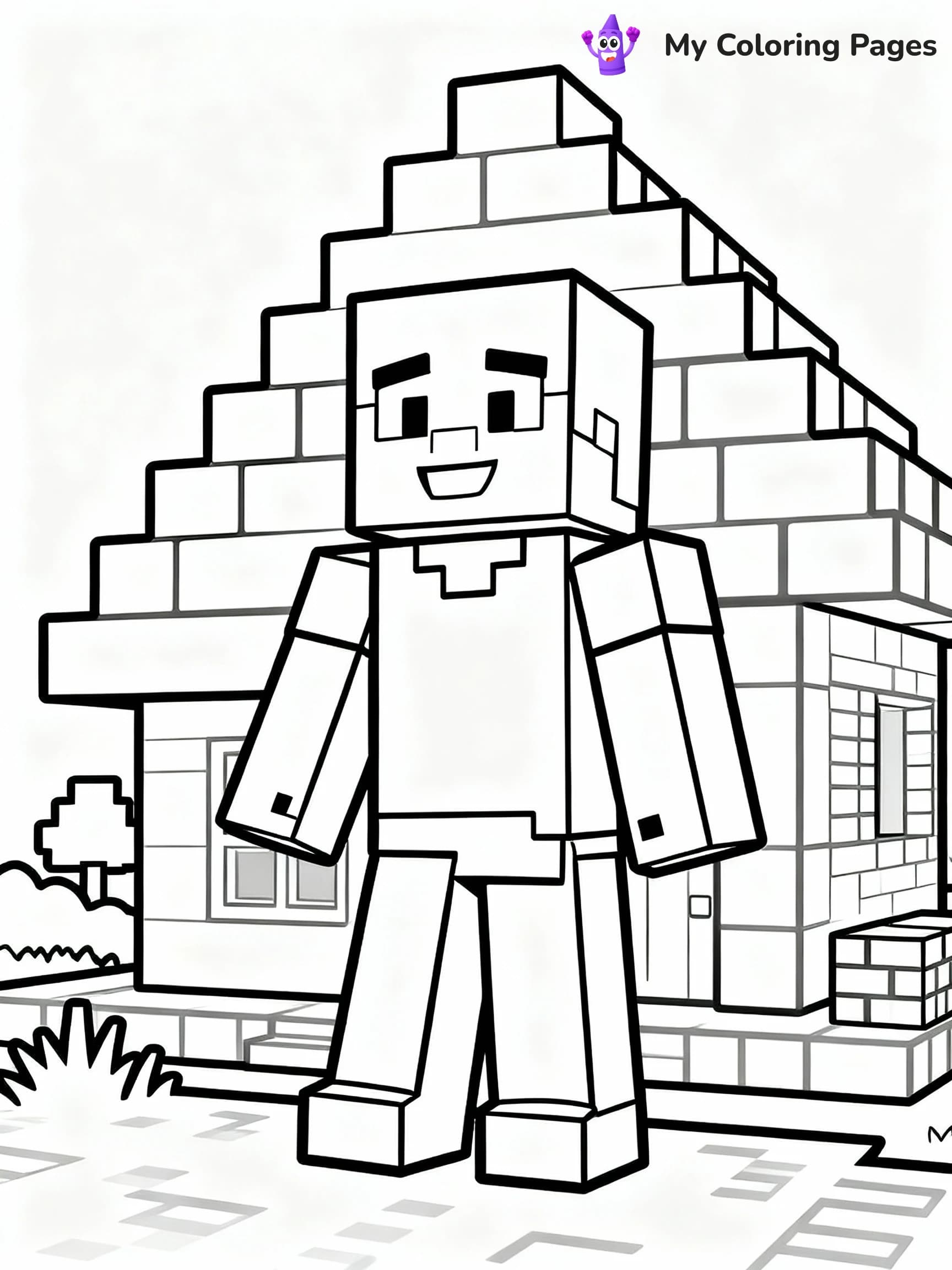 Minecraft Coloring Pages - 5
