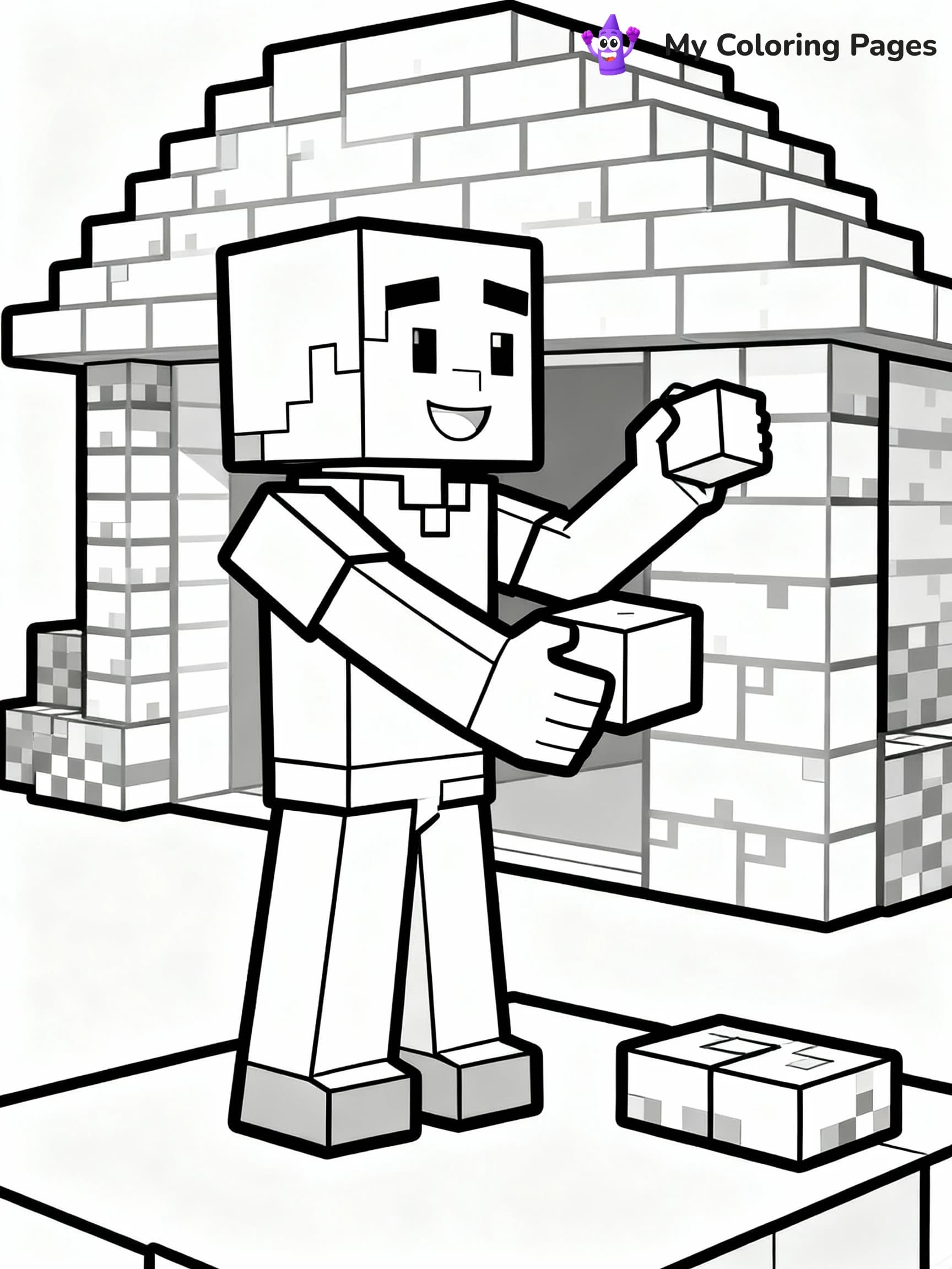 Minecraft Coloring Pages - 4