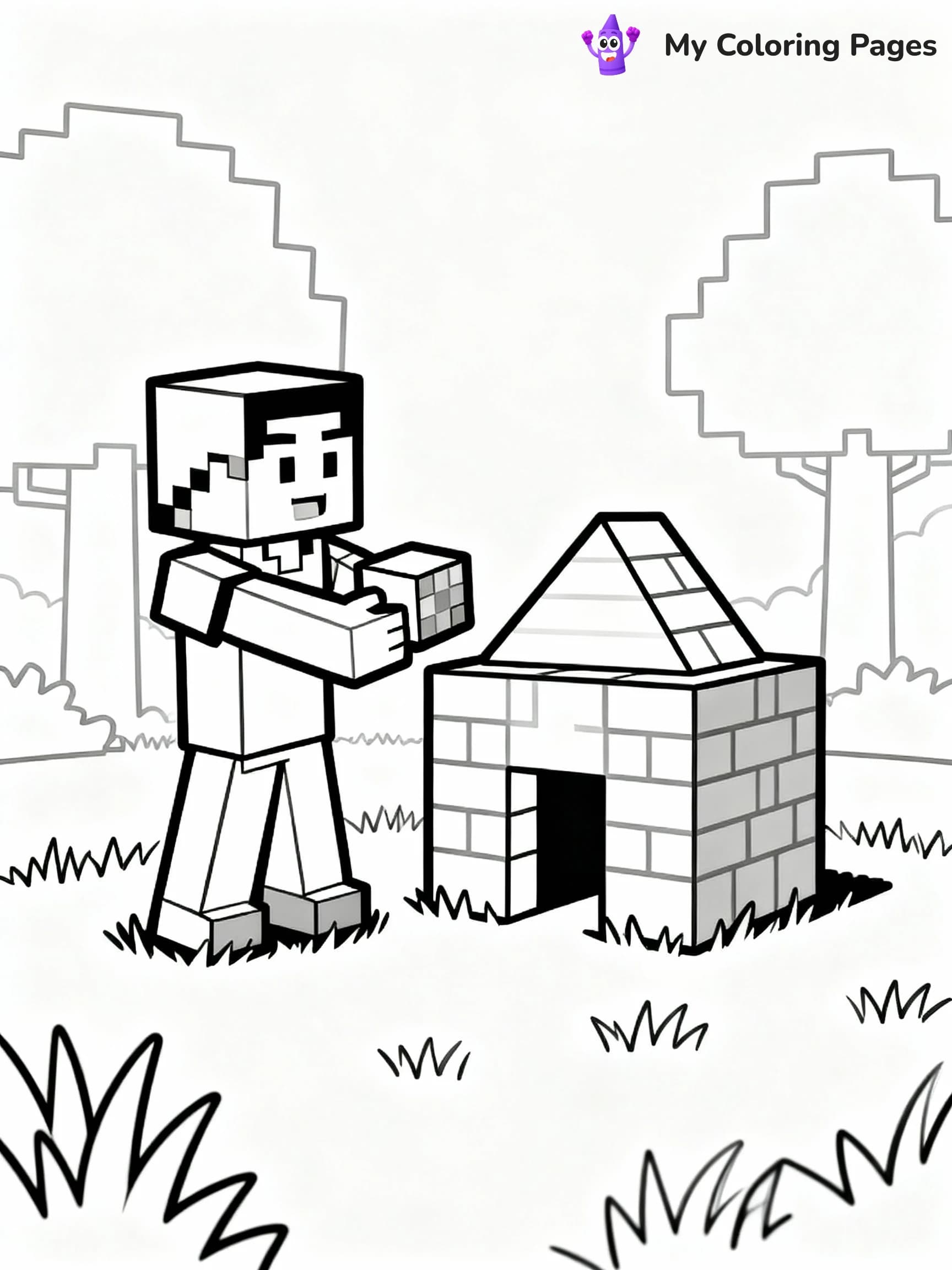 Minecraft Coloring Pages - 3