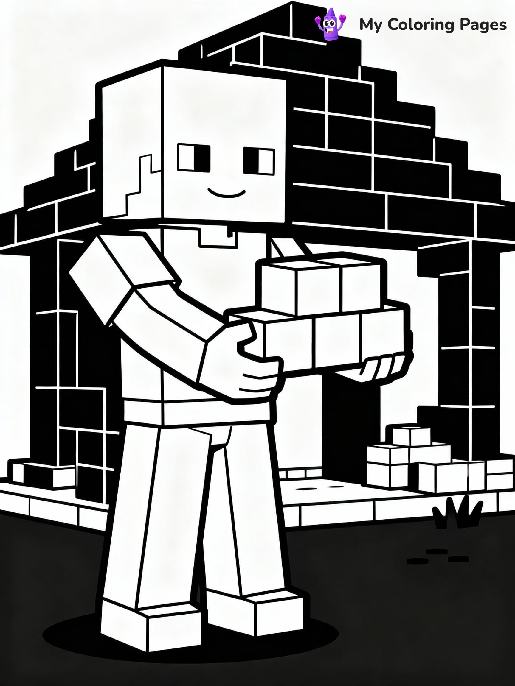 Minecraft Coloring Pages - 2