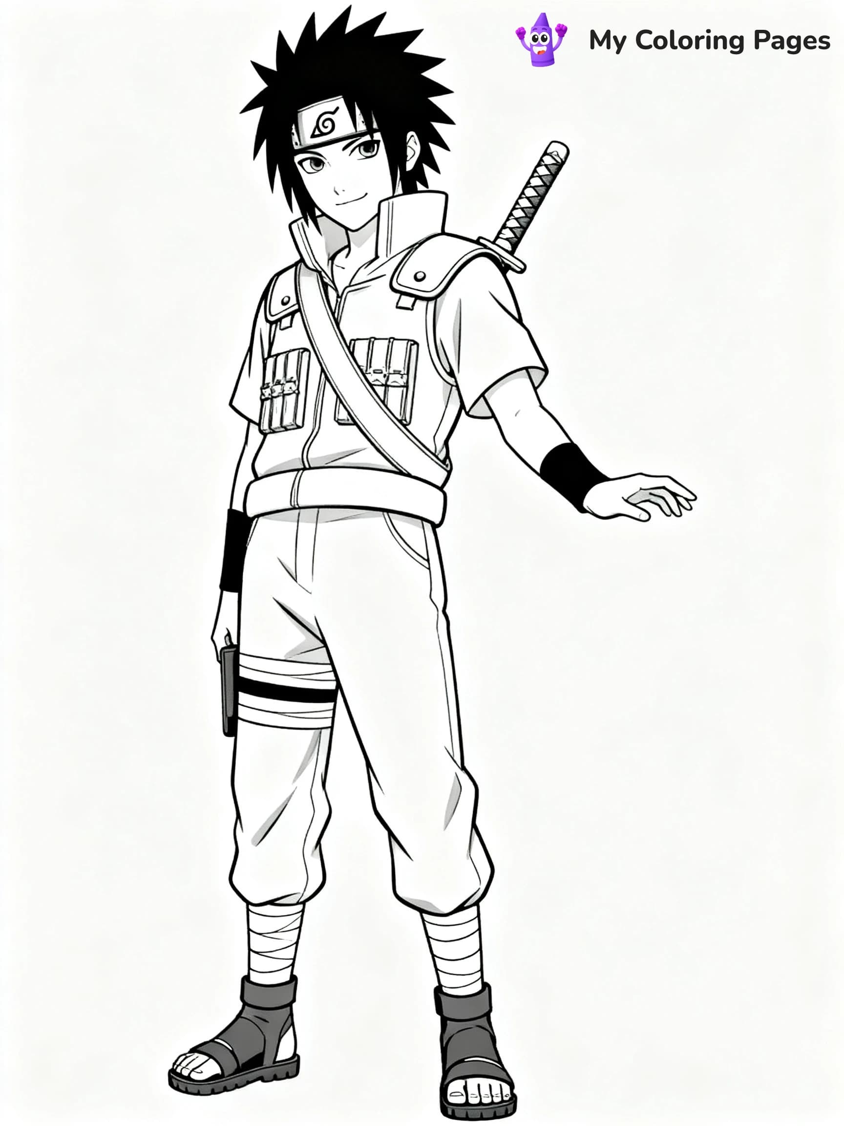Itachi Uchiha Coloring Pages - 10