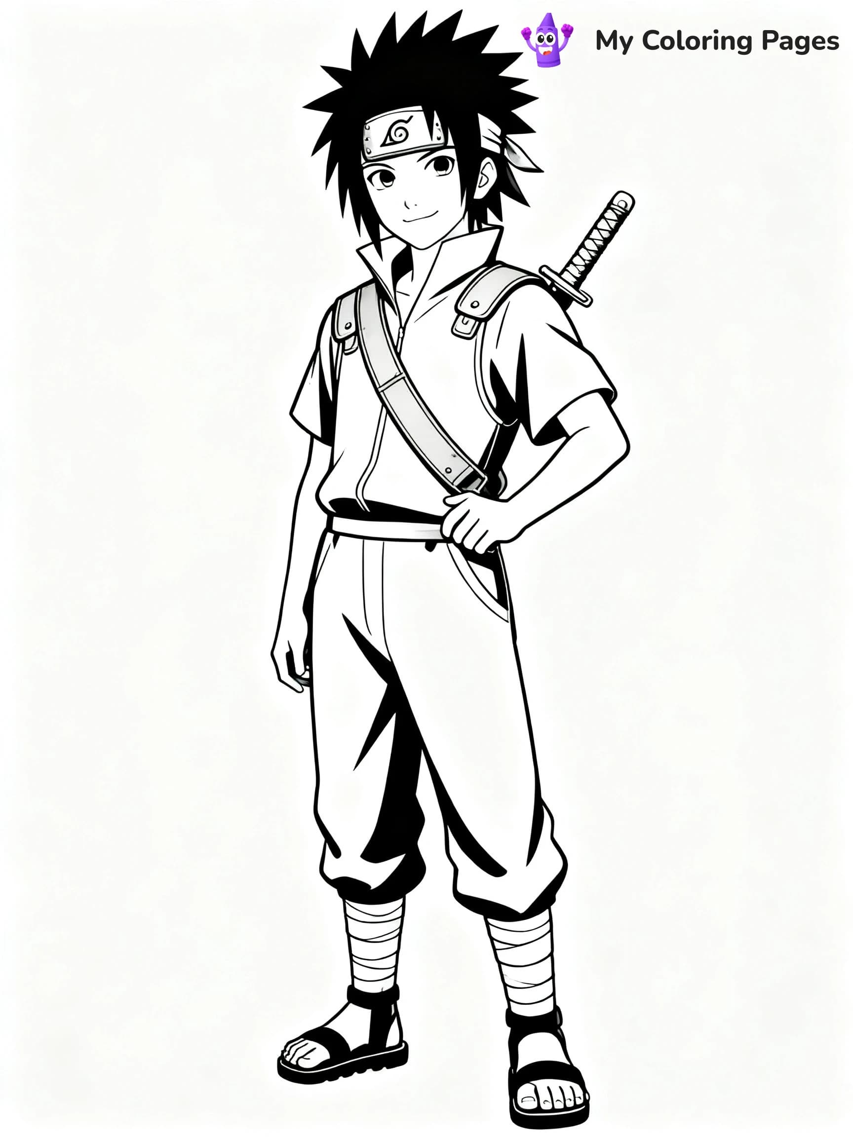 Itachi Uchiha Coloring Pages - 8