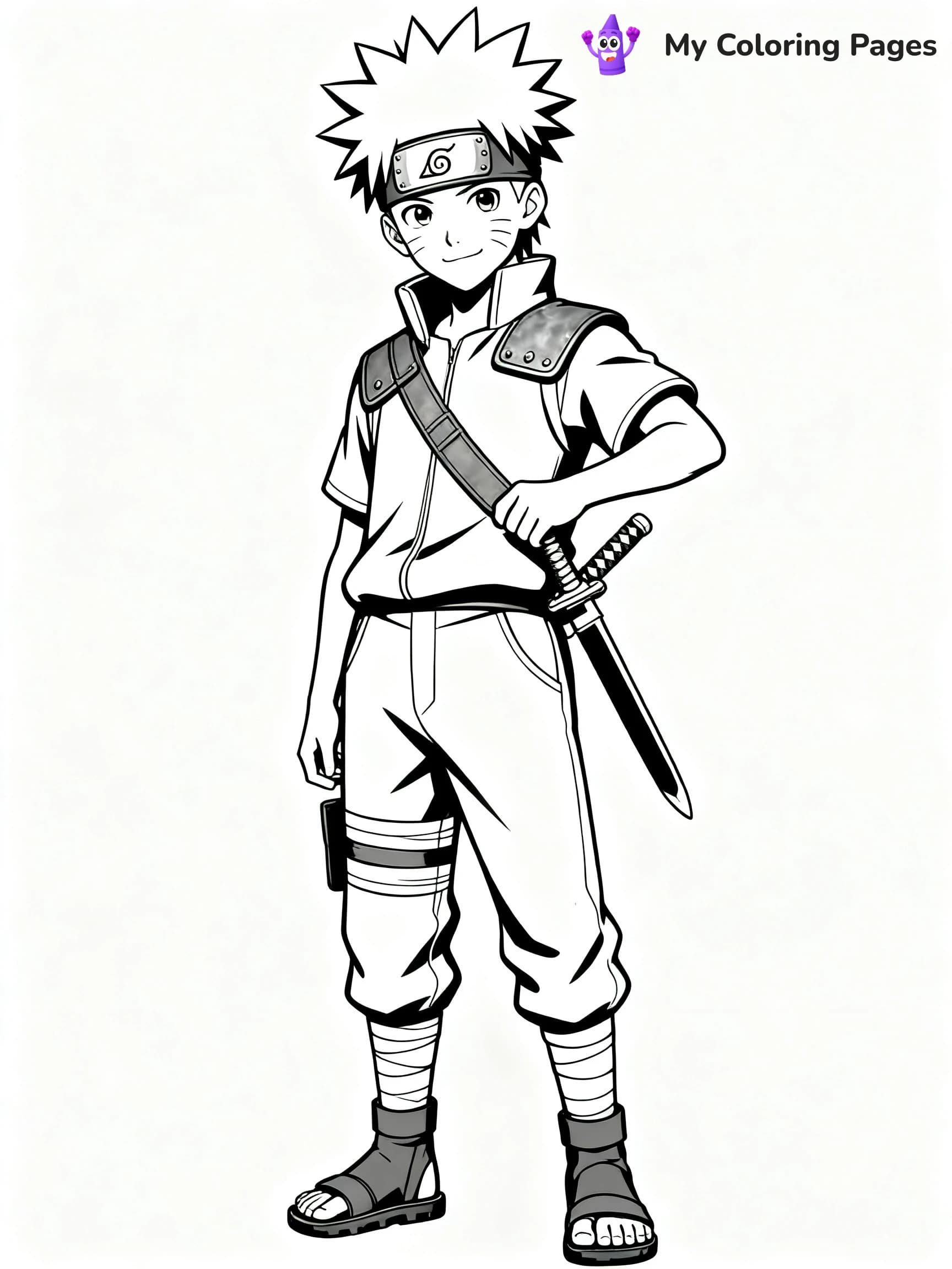 Itachi Uchiha Coloring Pages - 7