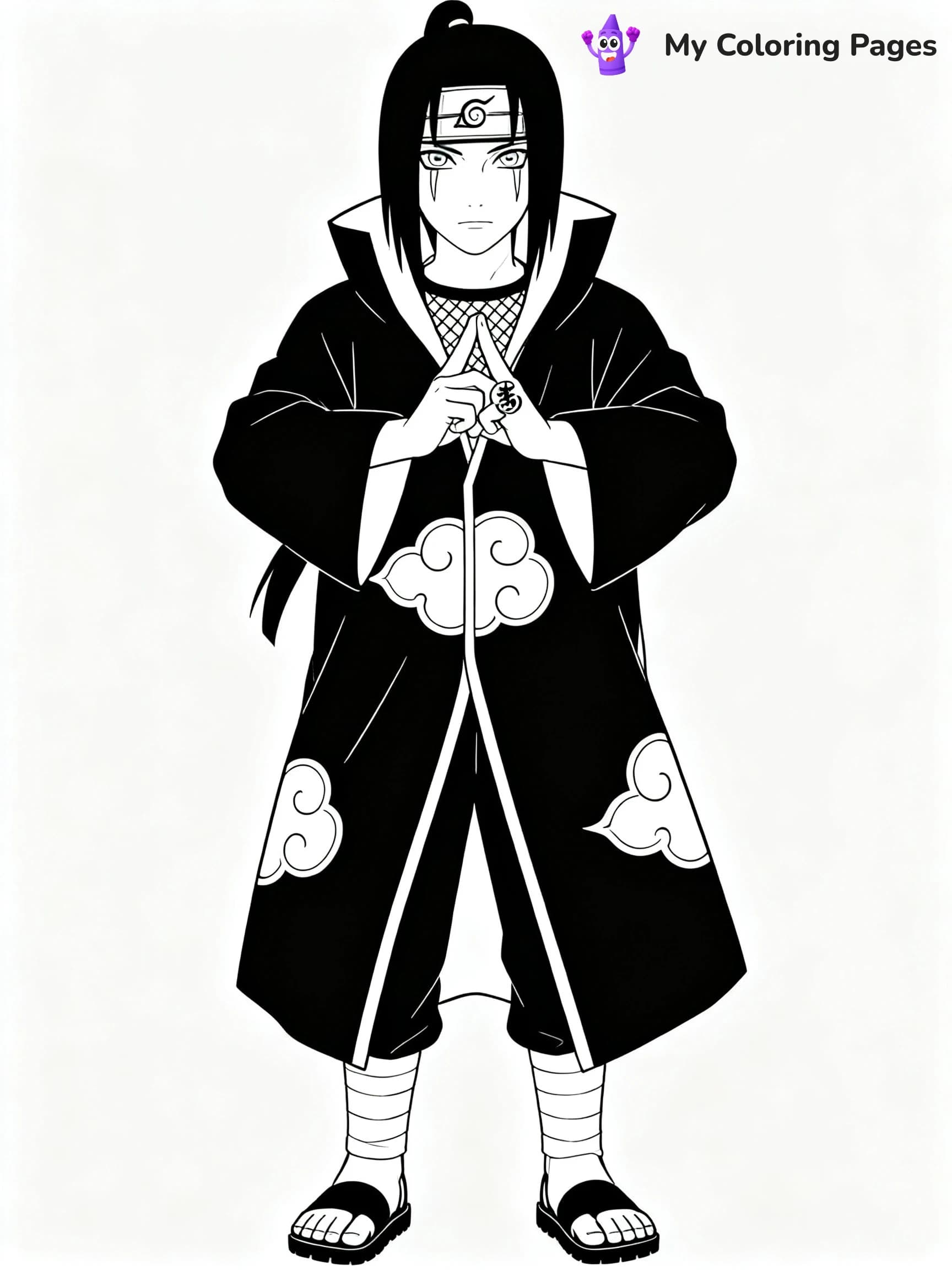 Itachi Uchiha Coloring Pages - 6