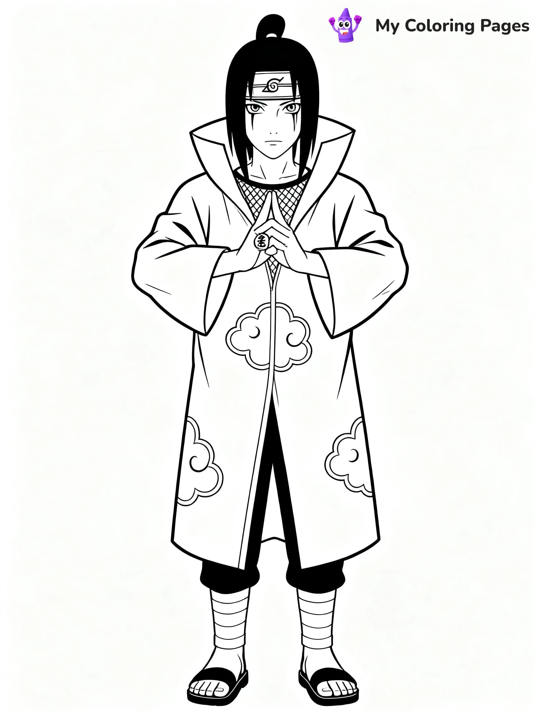 Itachi Uchiha Coloring Pages - 5
