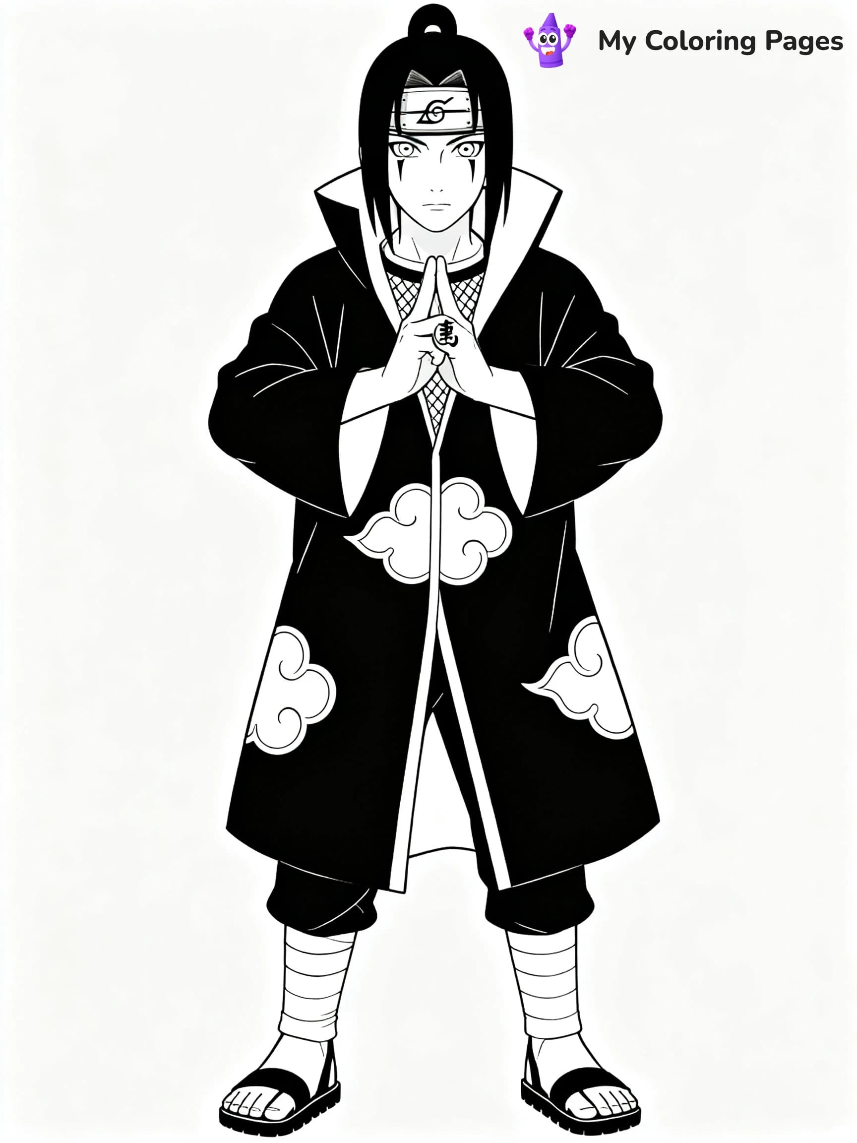 Itachi Uchiha Coloring Pages - 3