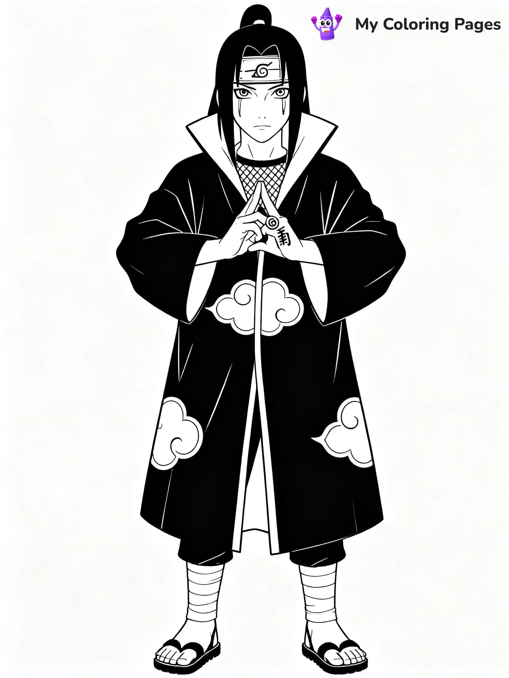 Itachi Uchiha Coloring Pages - 2
