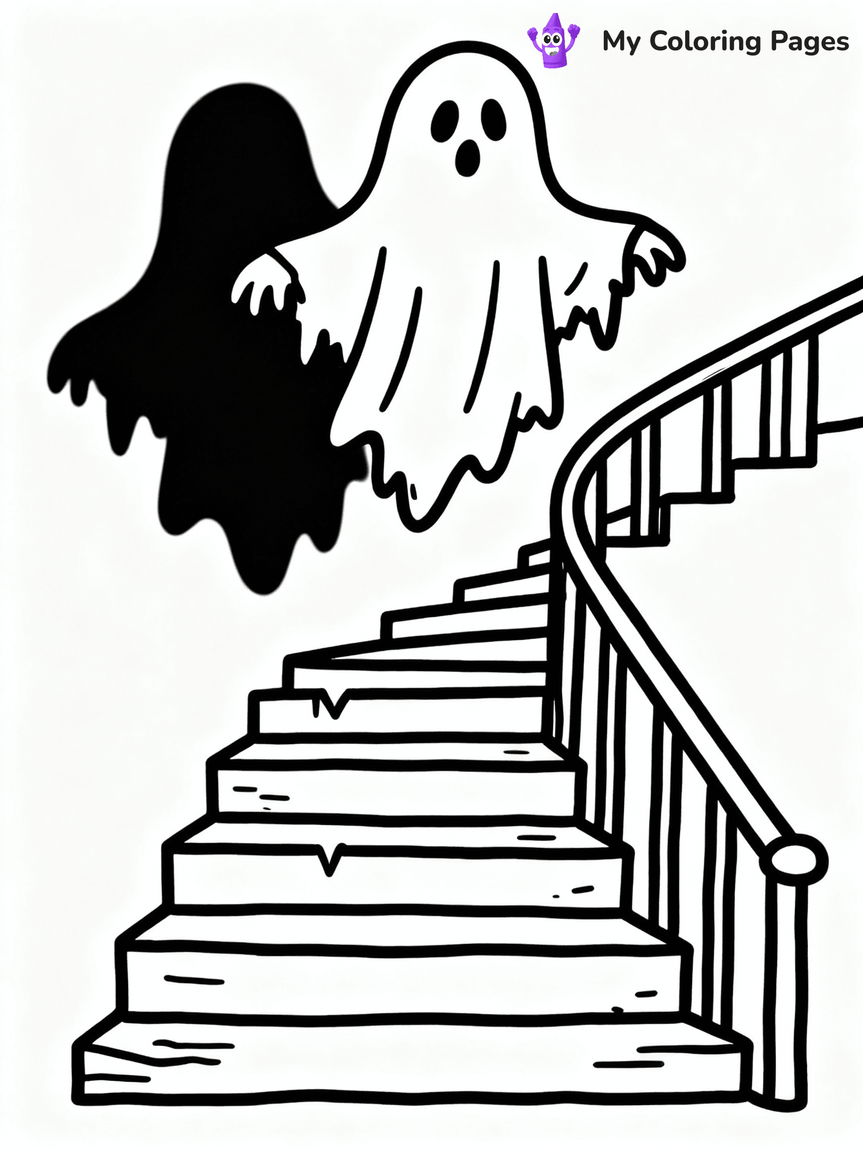 Haunted House Coloring Pages - 37