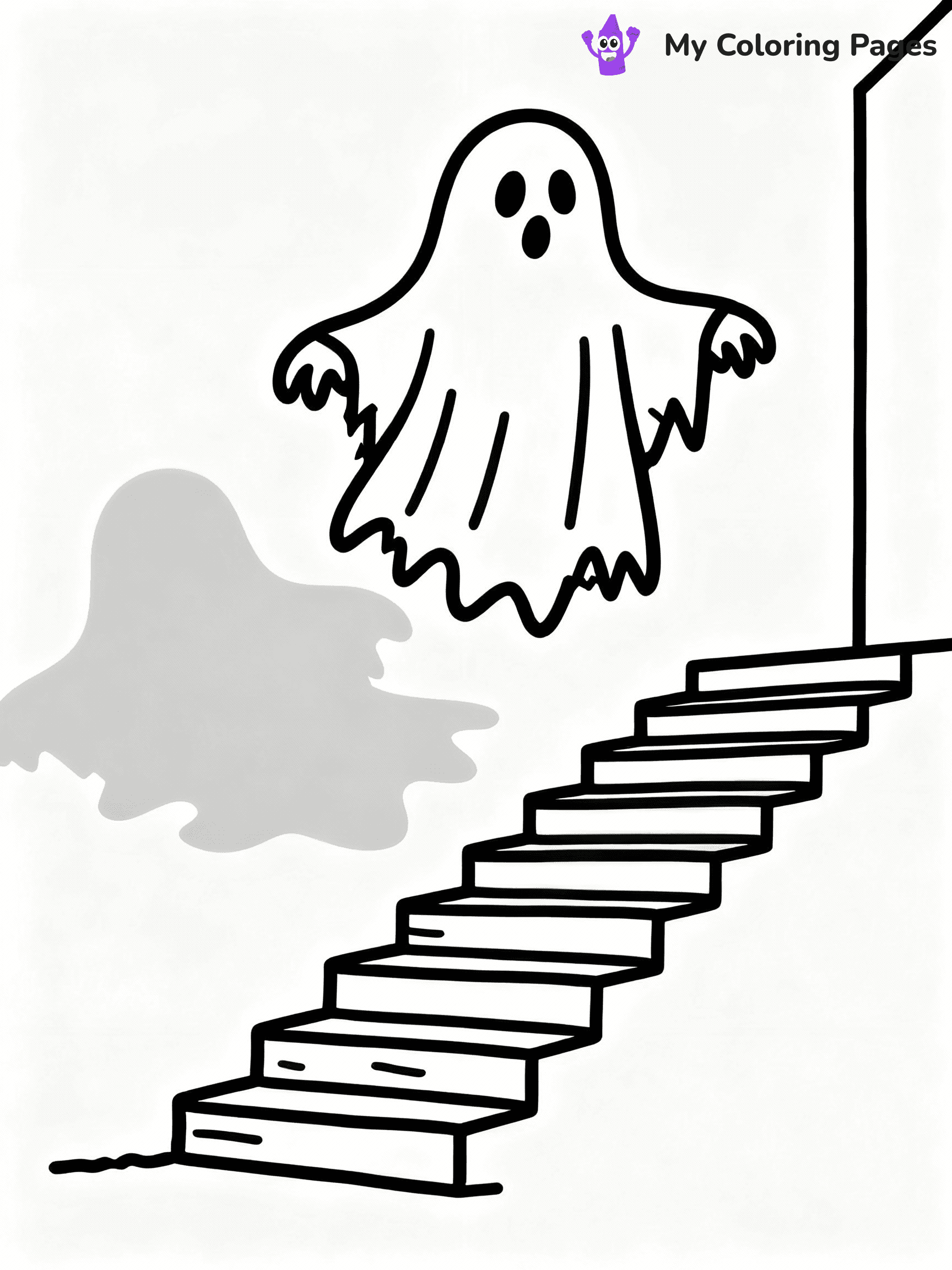 Haunted House Coloring Pages - 33