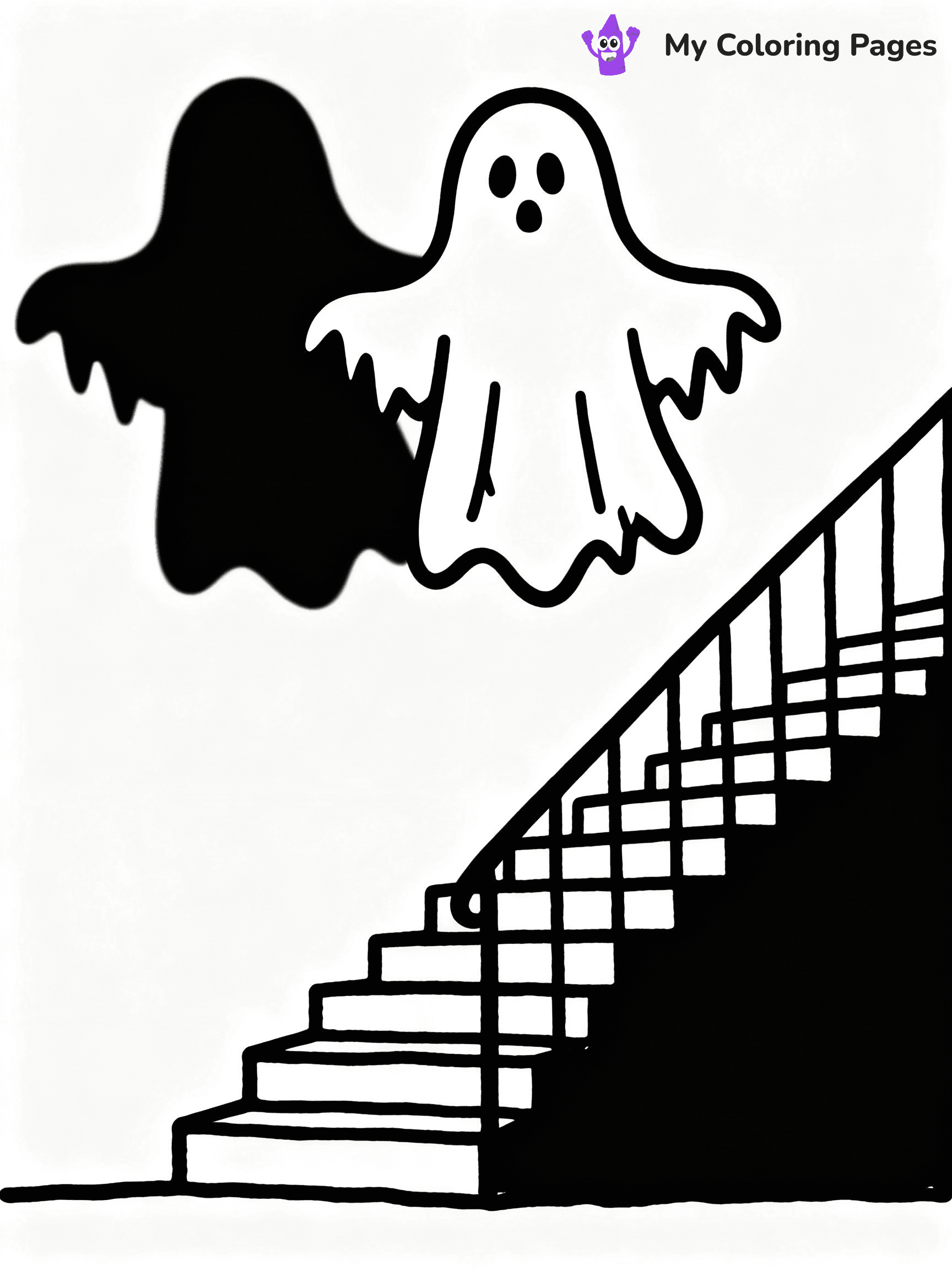 Haunted House Coloring Pages - 31