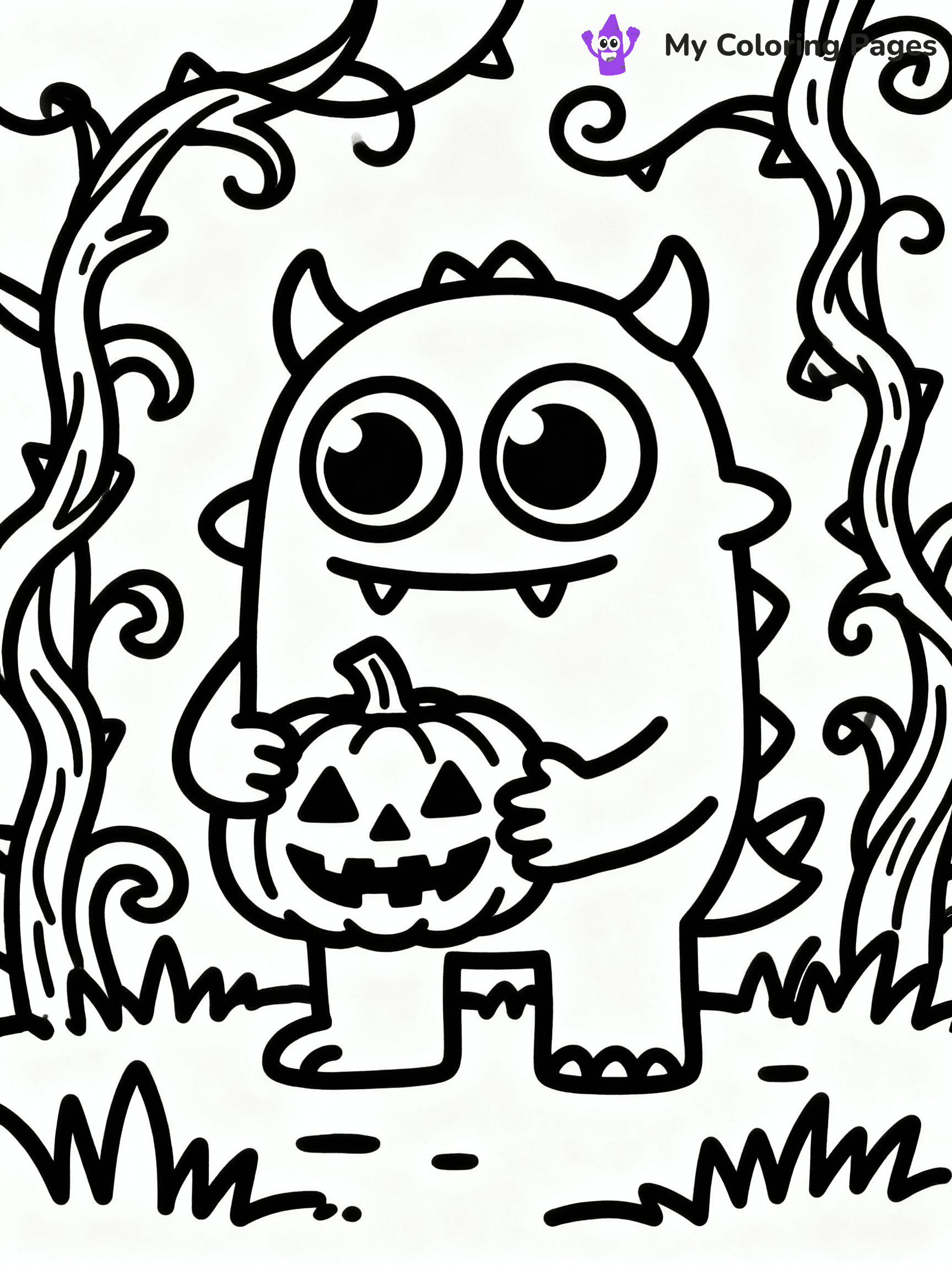 Haunted House Coloring Pages - 26