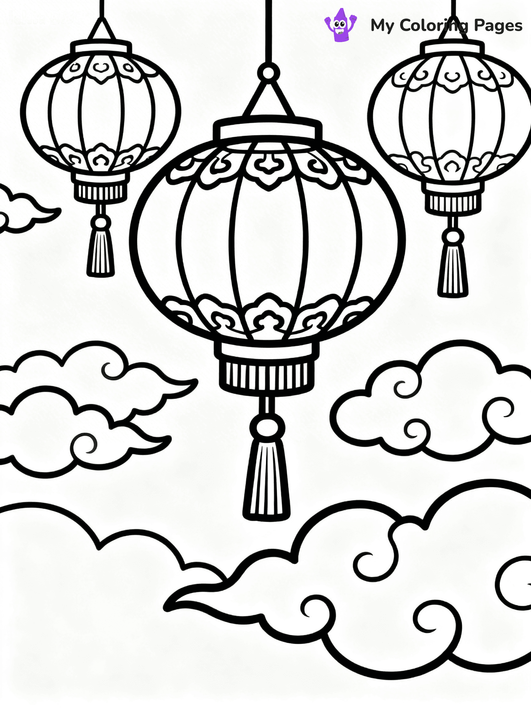 Chinese Coloring Pages - 47