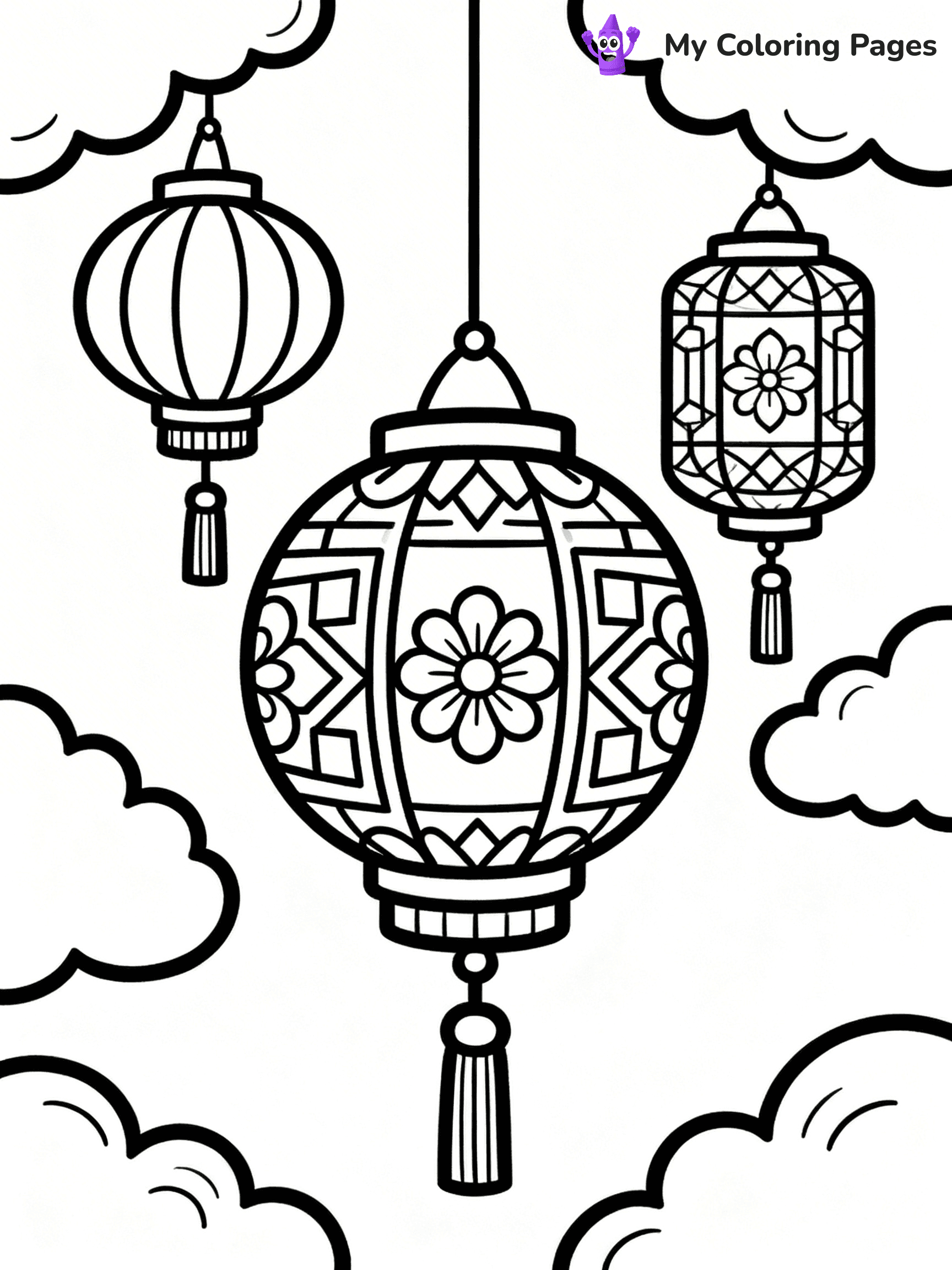 Chinese Coloring Pages - 44