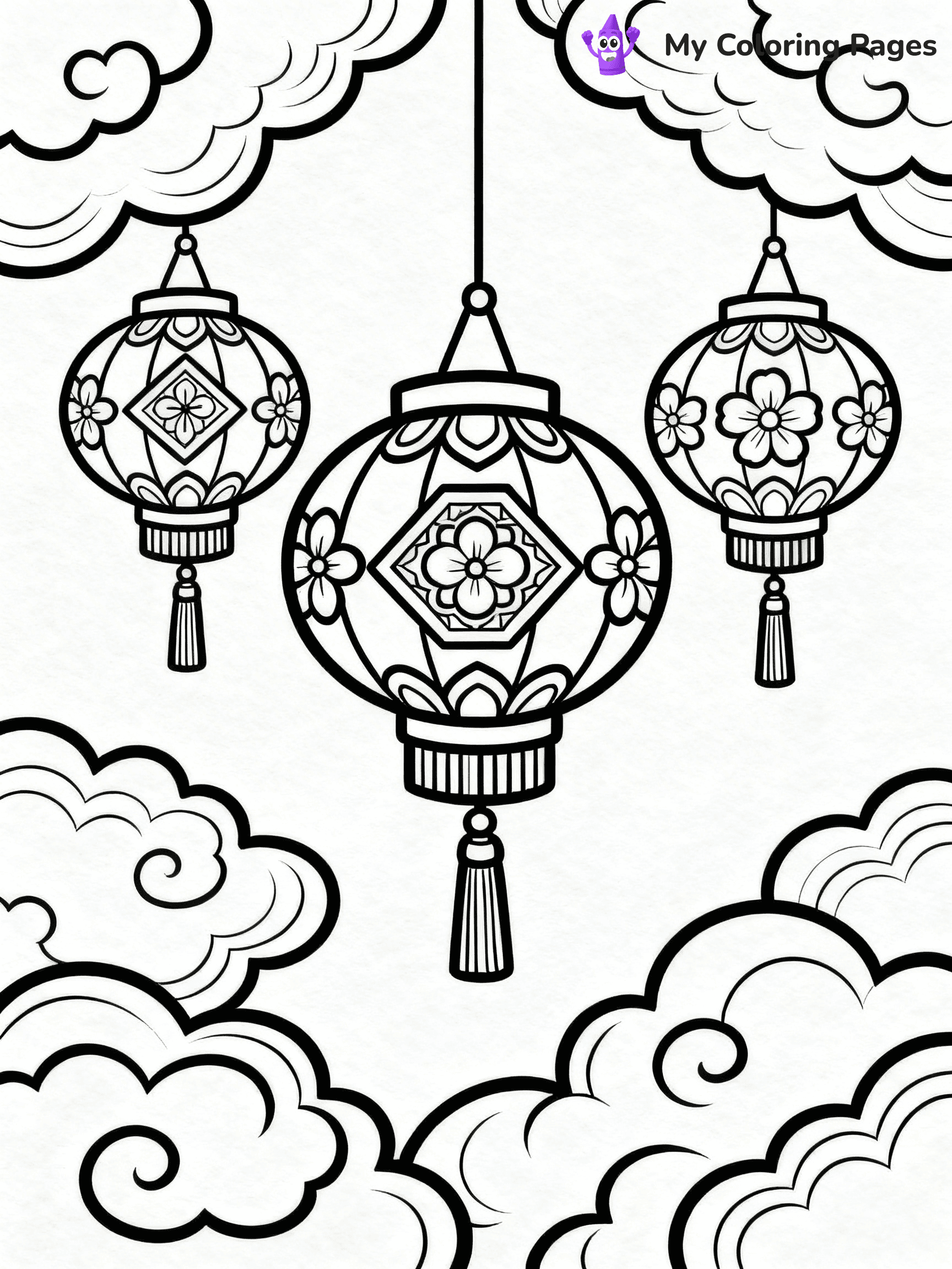 Chinese Coloring Pages - 43