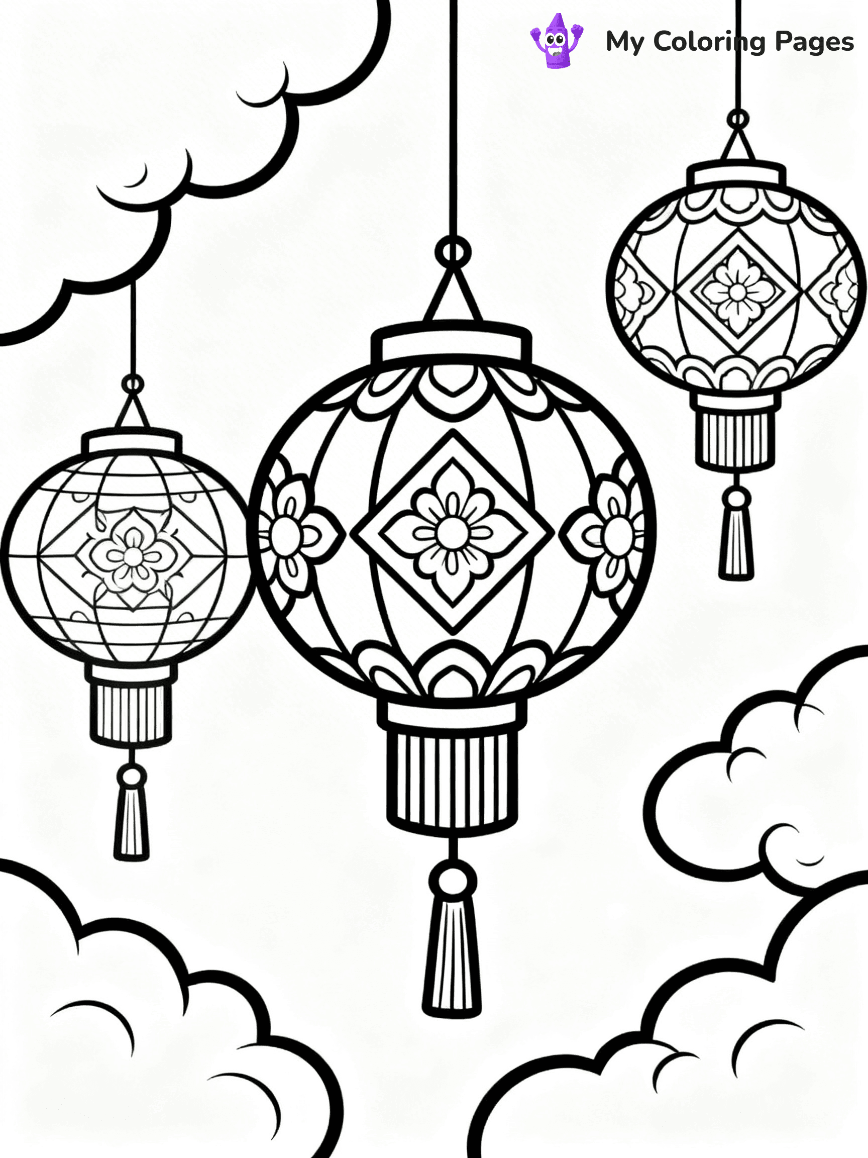 Chinese Coloring Pages - 42