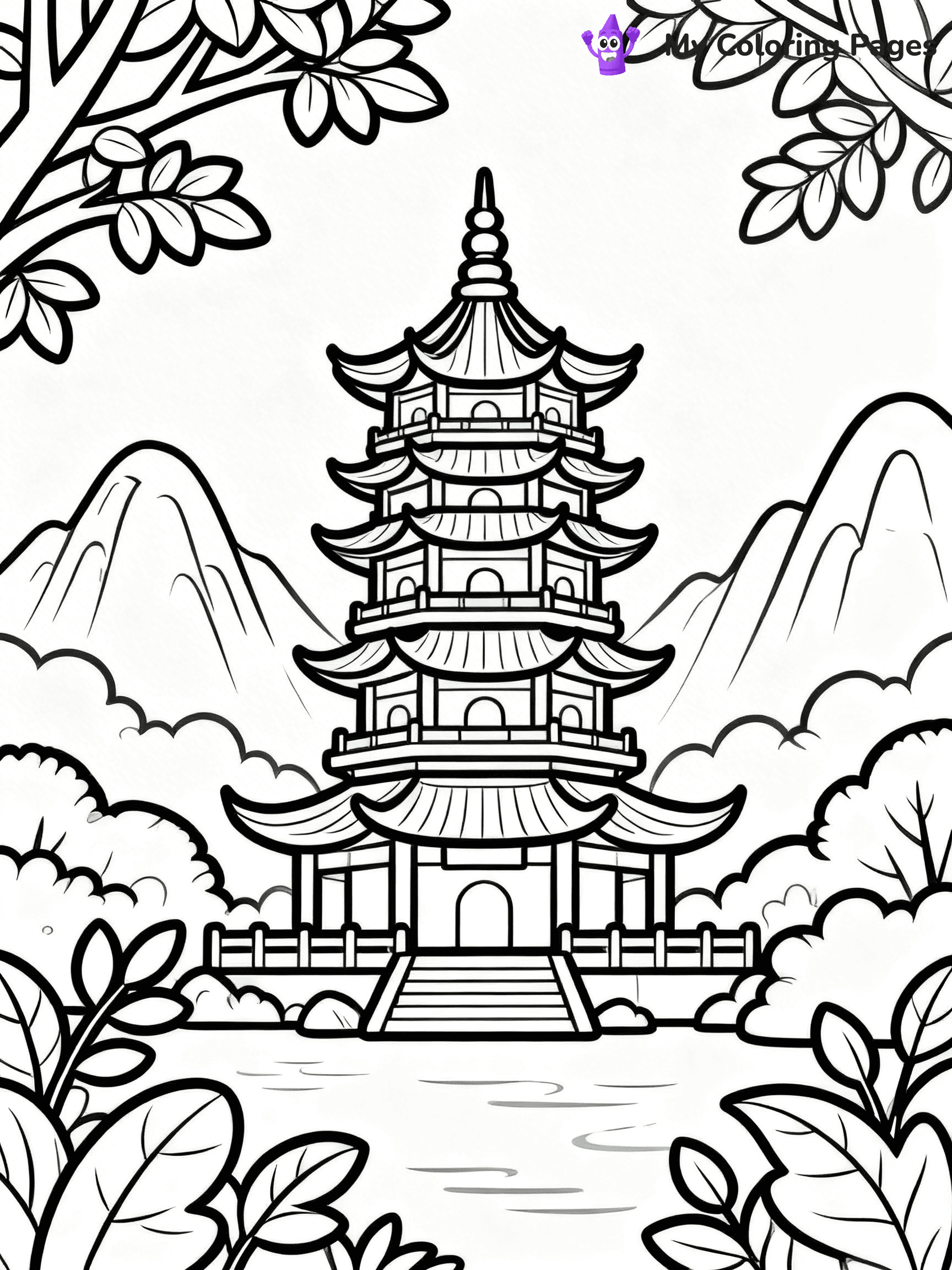 Chinese Coloring Pages - 31