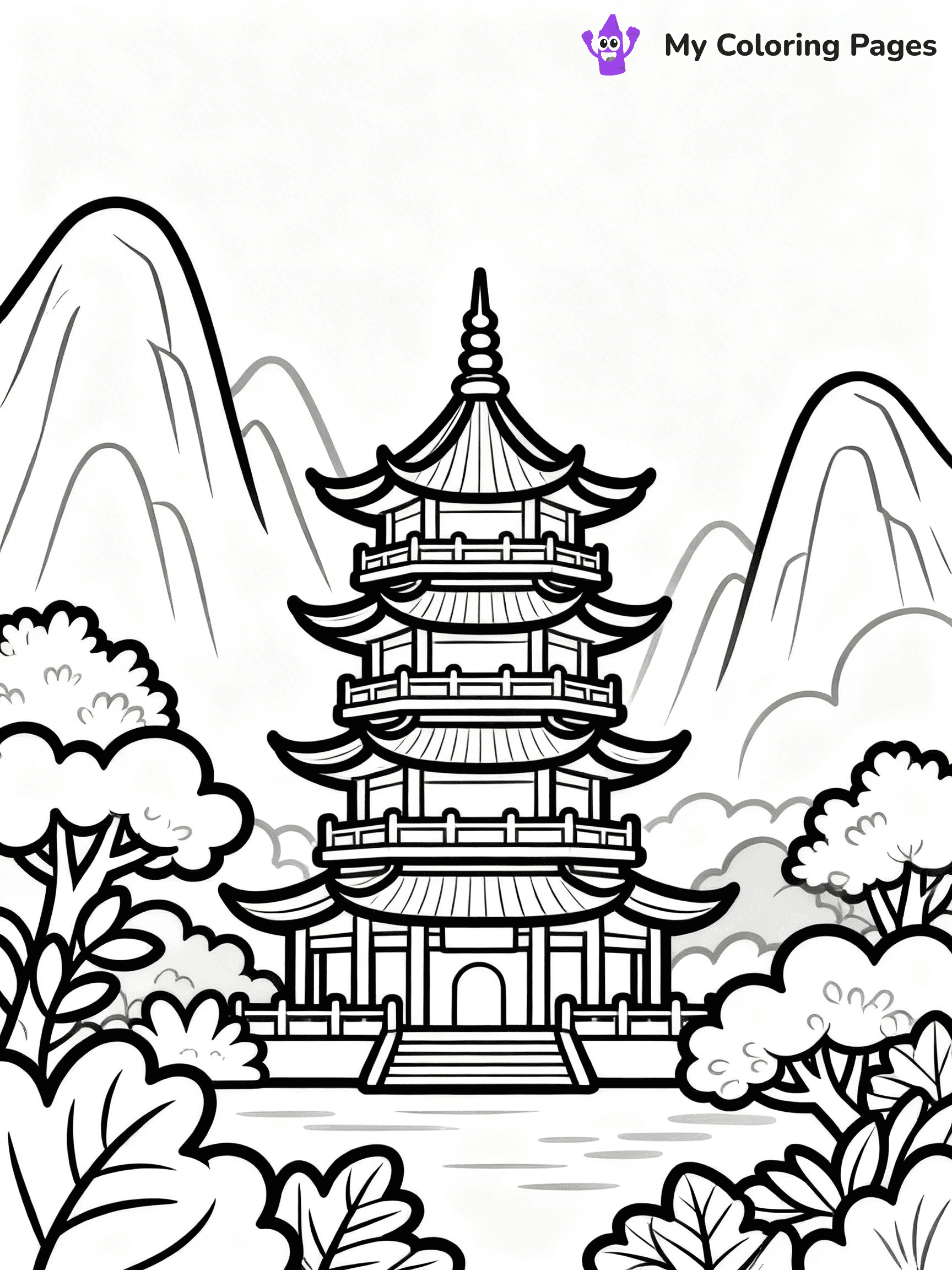 Chinese Coloring Pages - 29