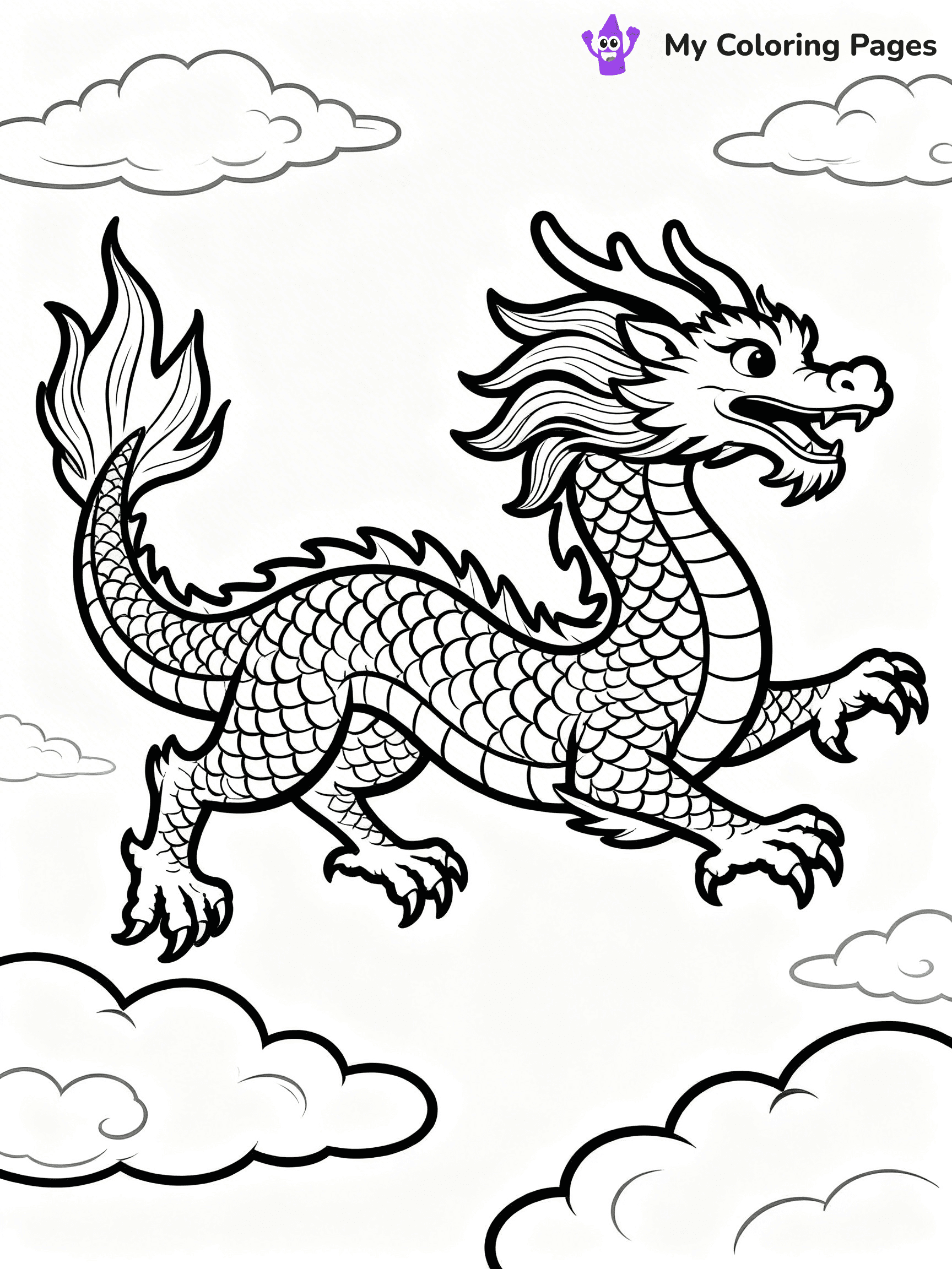 Chinese Coloring Pages - 1