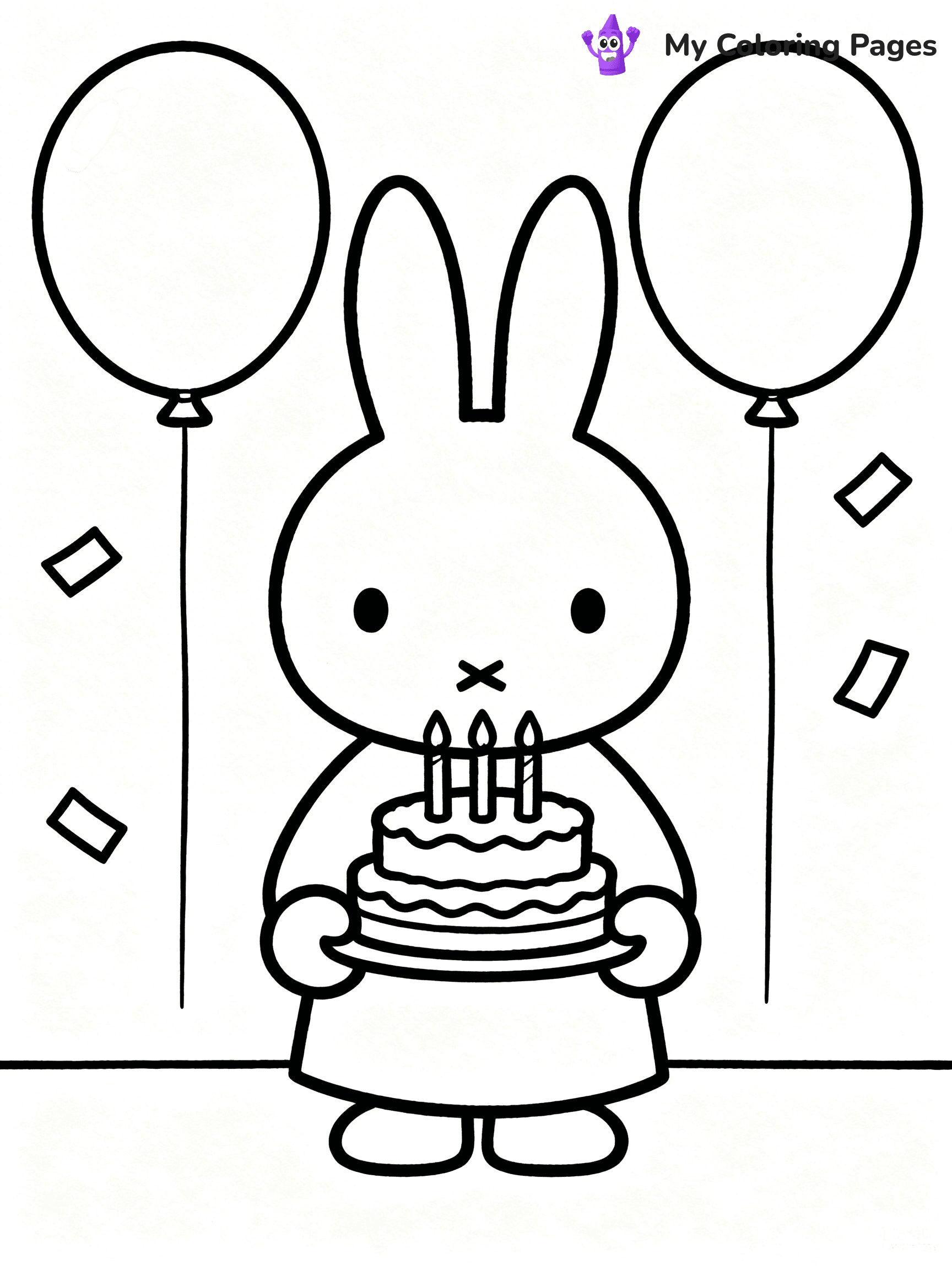 Miffy Coloring Pages - 27