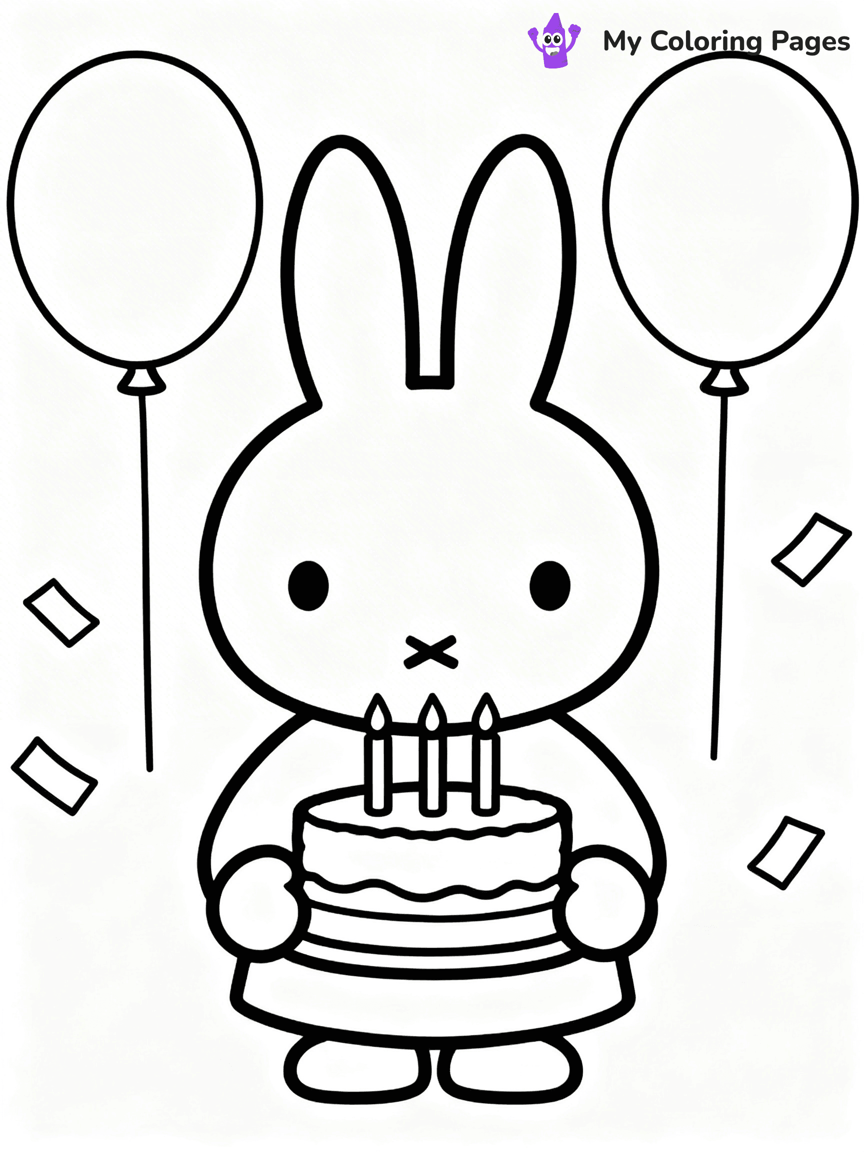 Miffy Coloring Pages - 26