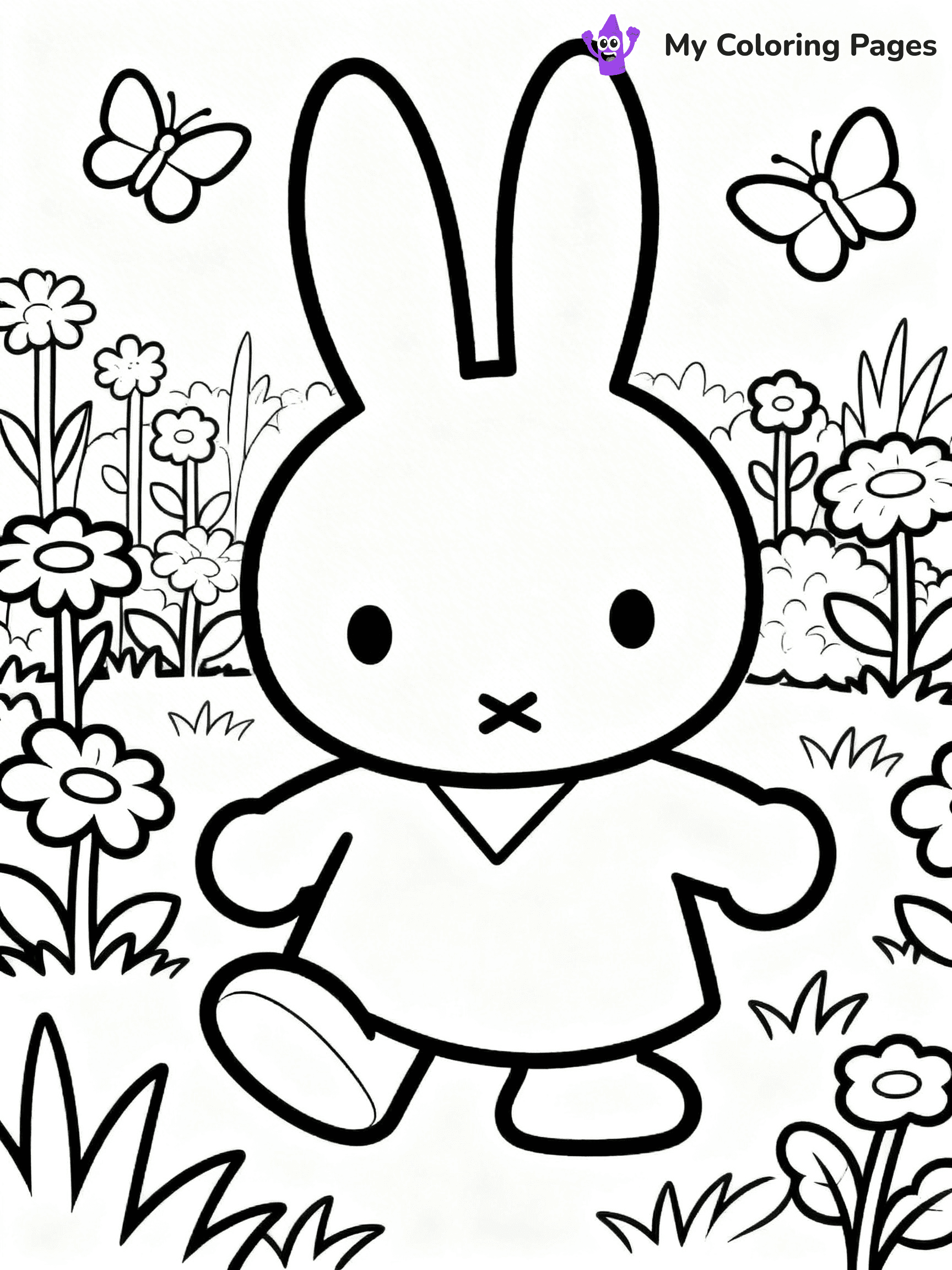 Miffy Coloring Pages - 23