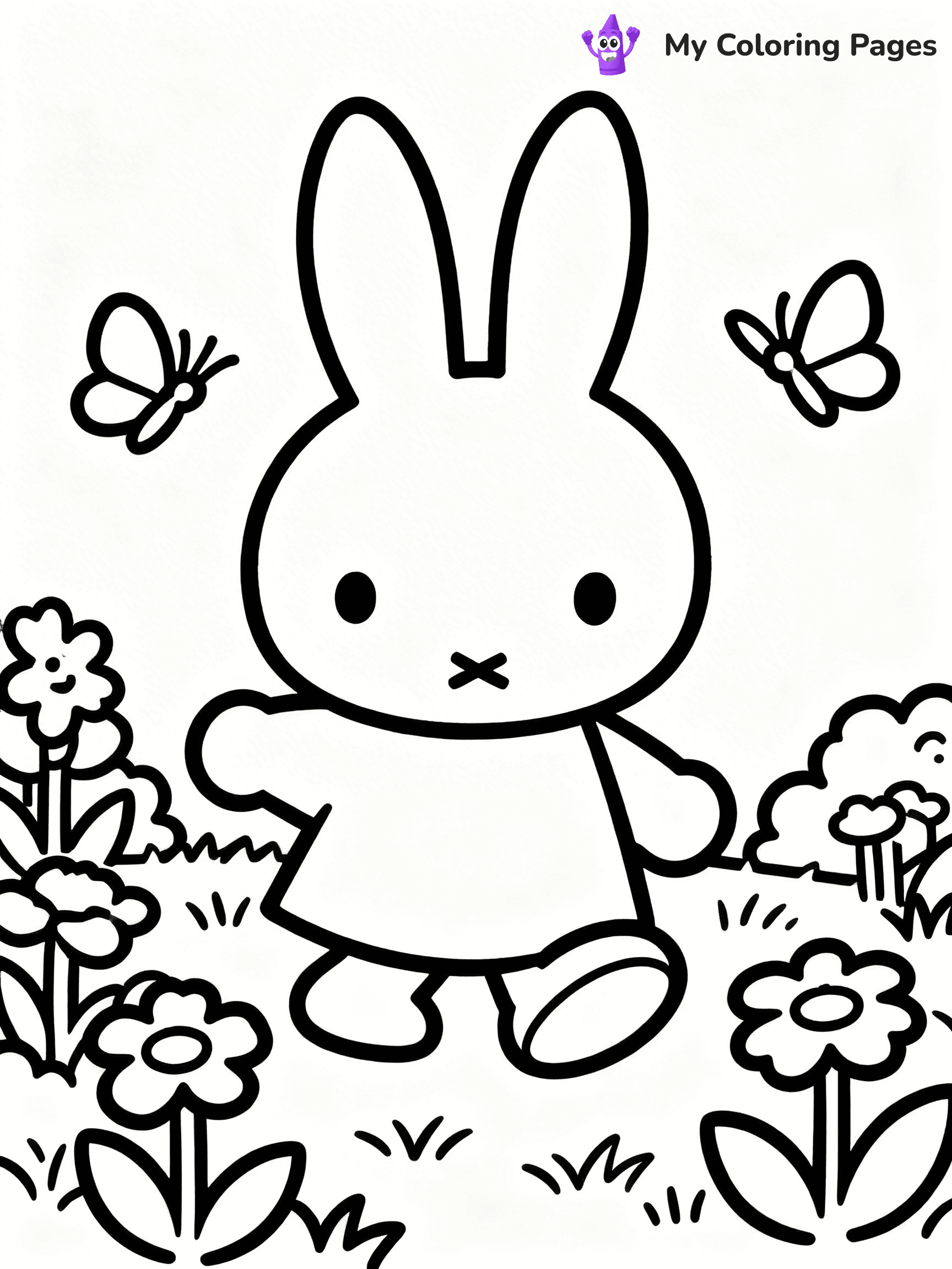 Miffy Coloring Pages - 22