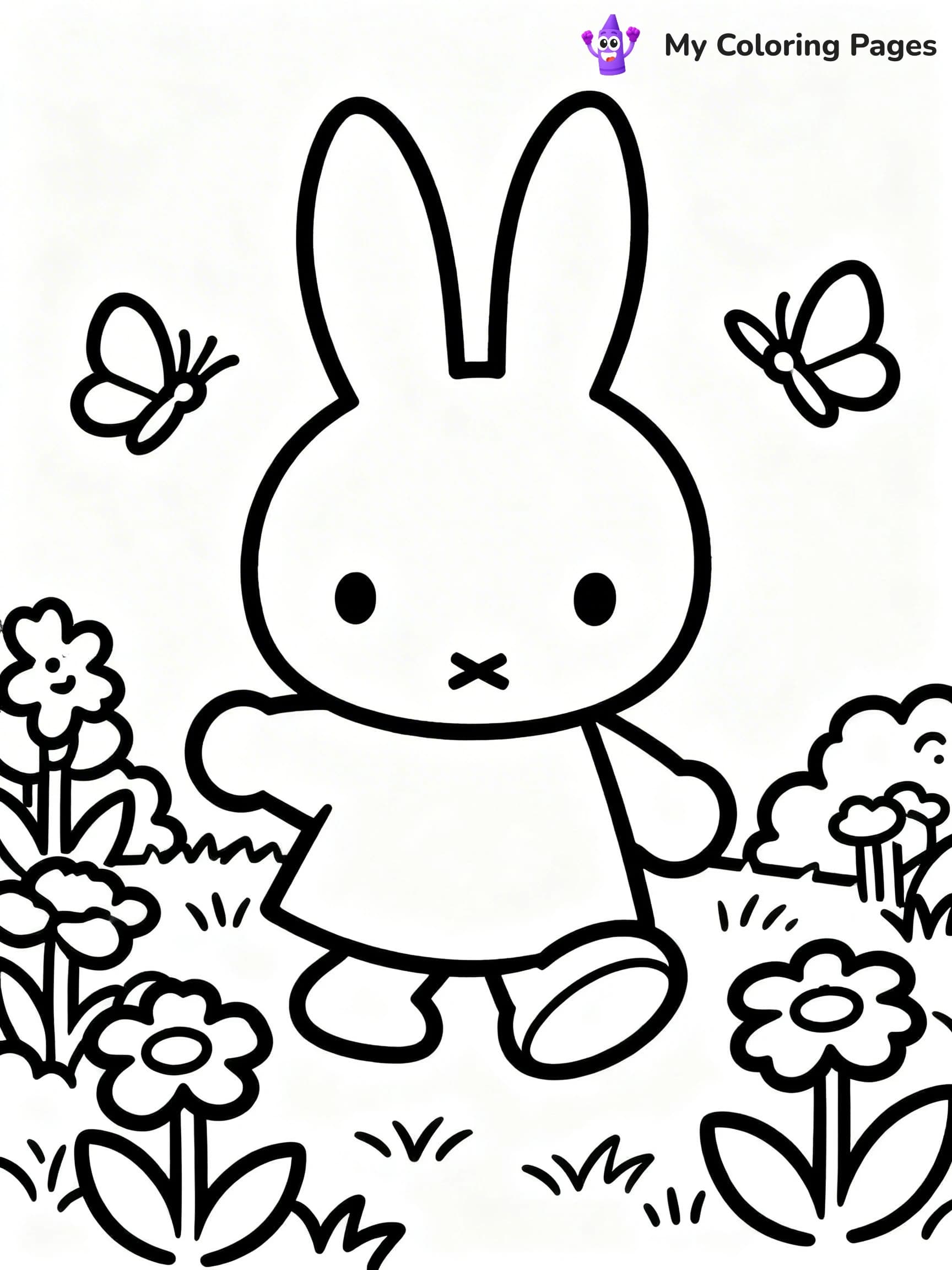 Miffy Coloring Pages - 22