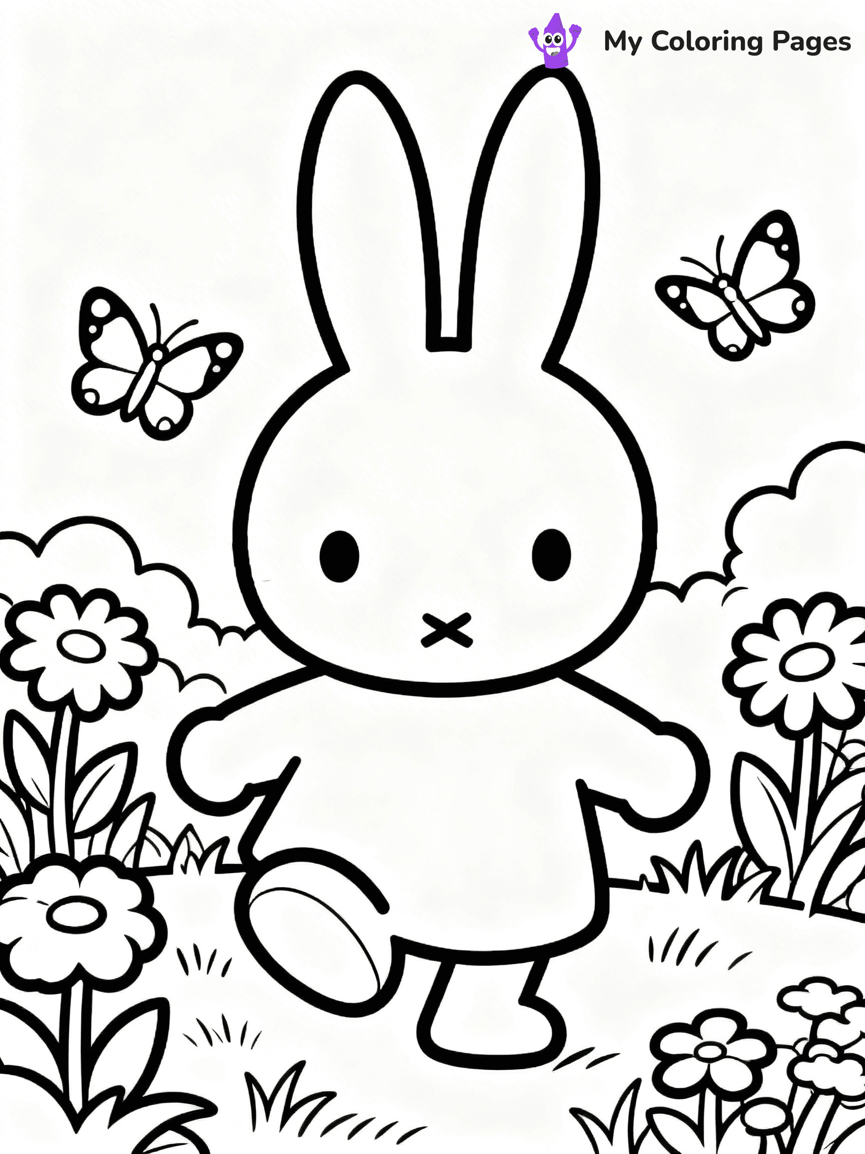 Miffy Coloring Pages - 21