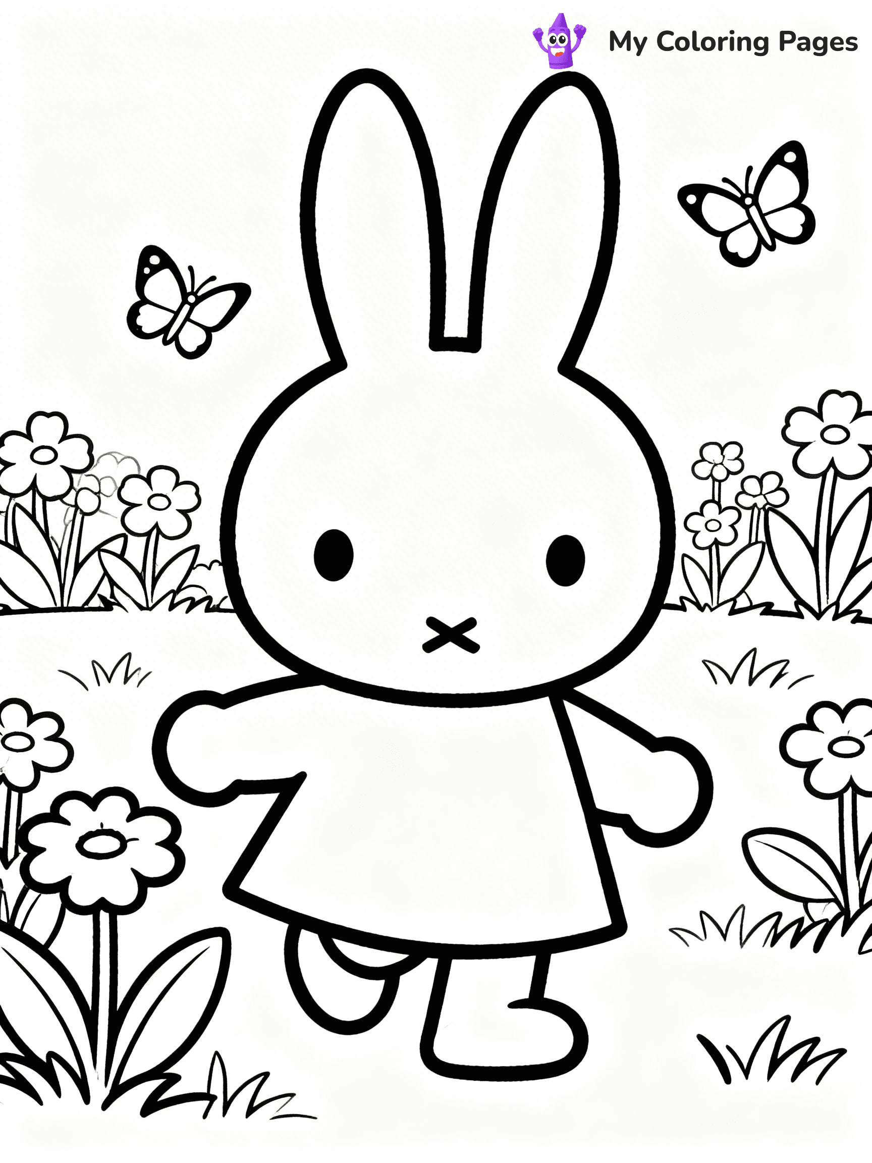 Miffy Coloring Pages - 20