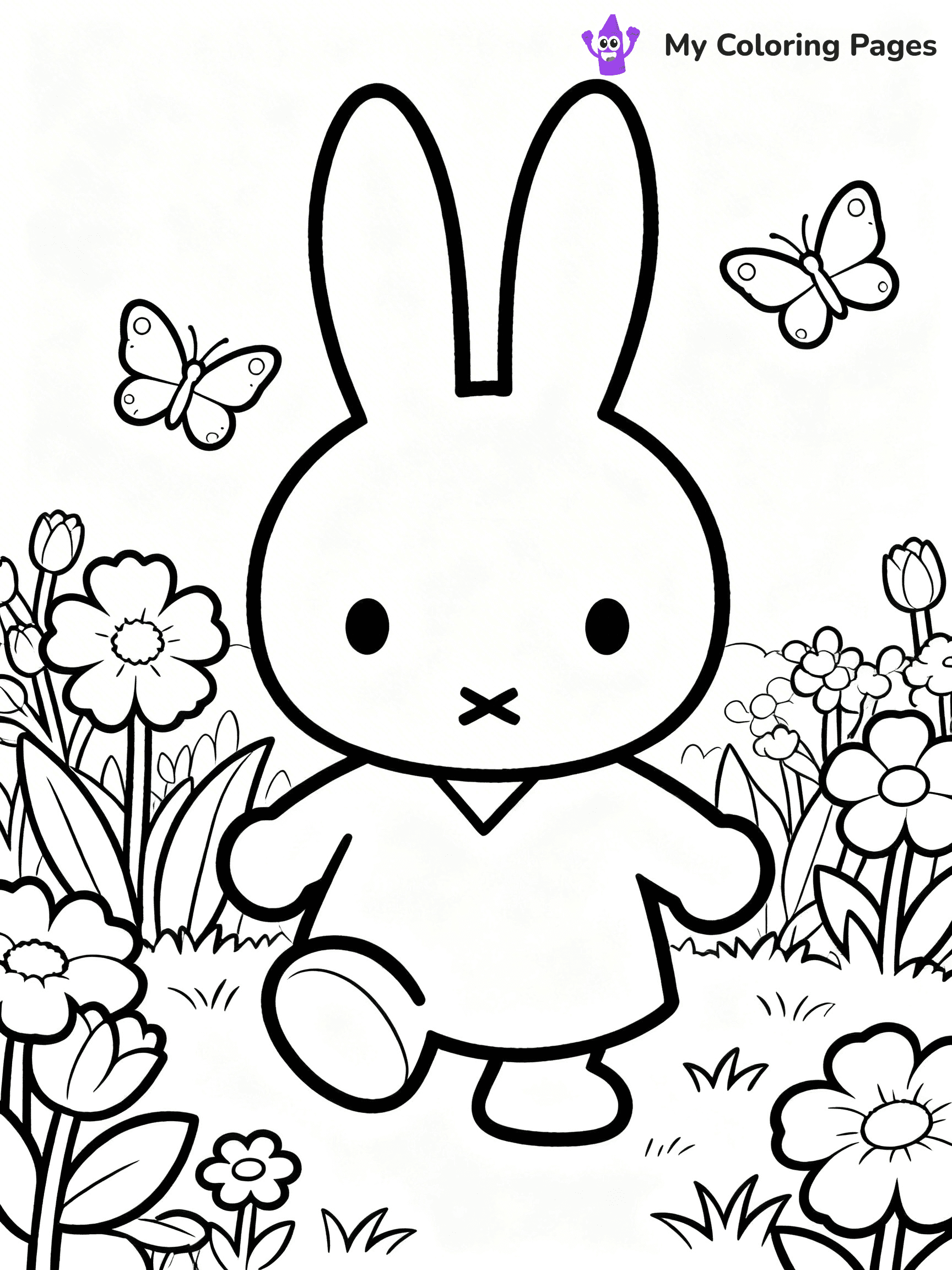 Miffy Coloring Pages - 19
