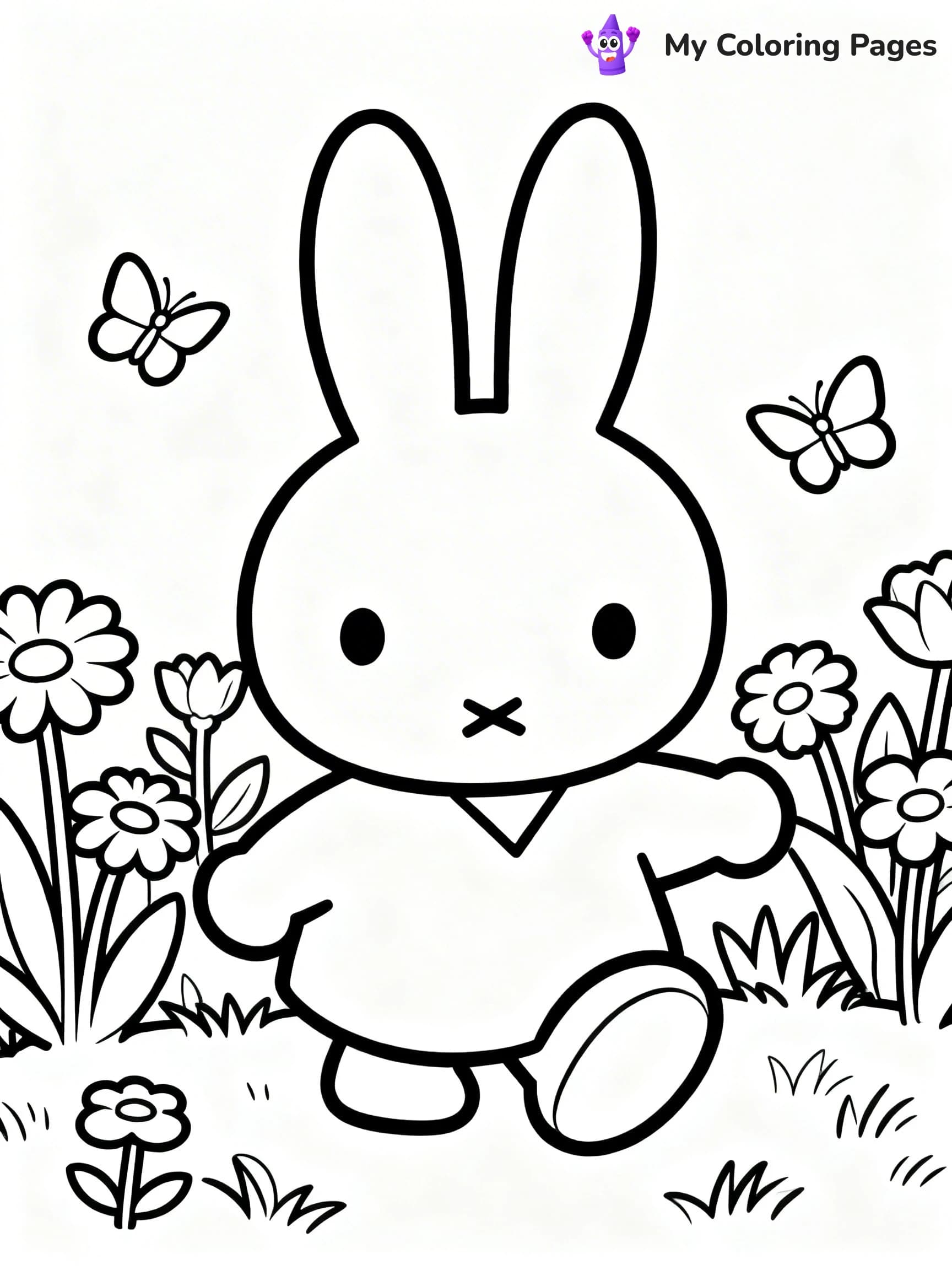Miffy Coloring Pages - 18